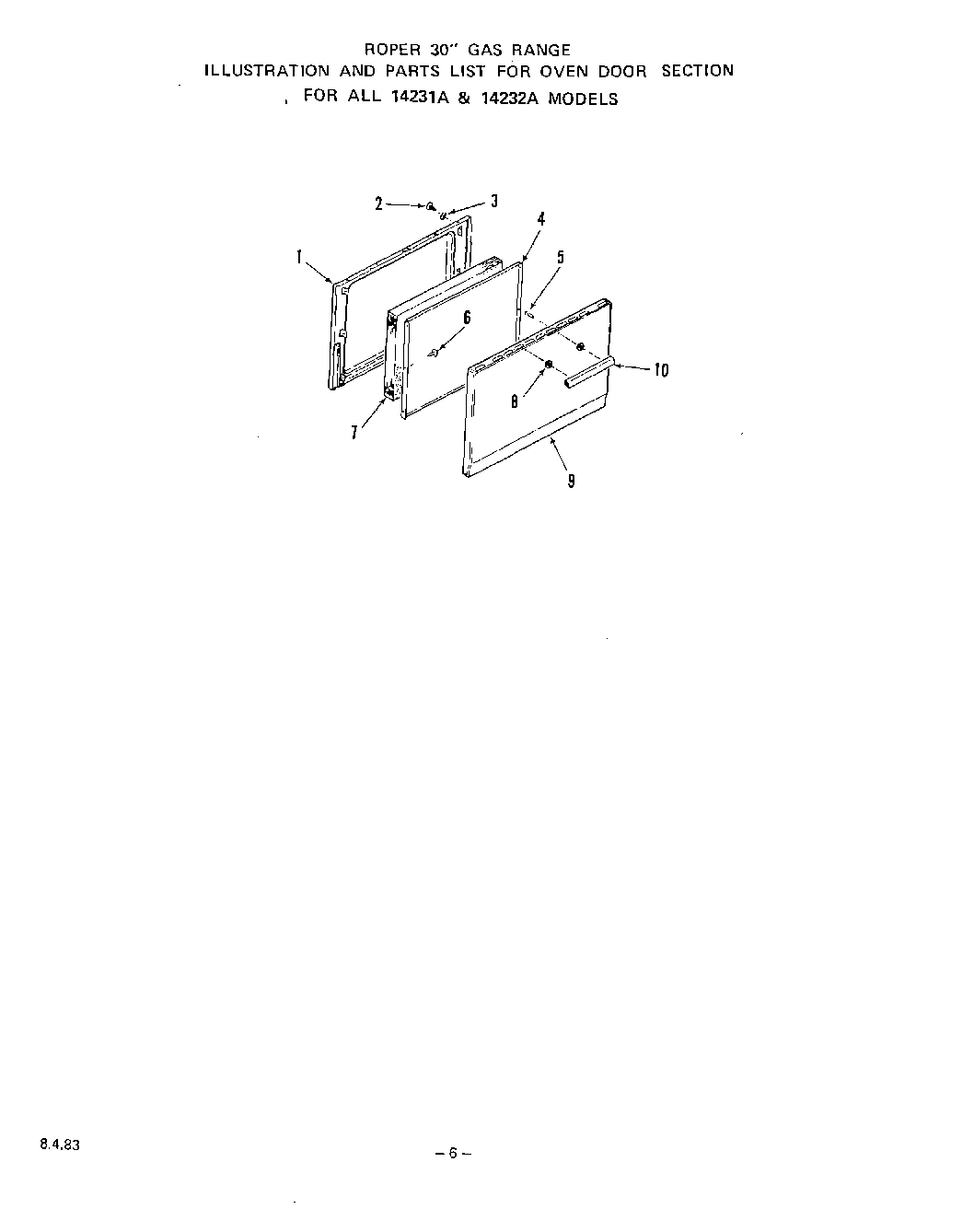 05 - OVEN DOOR