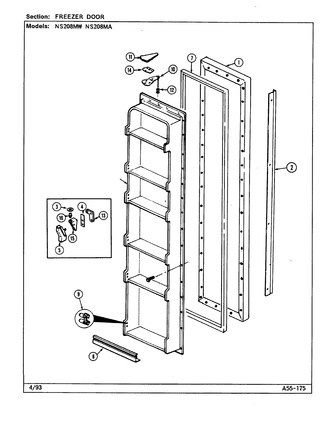 02 - FREEZER DOOR