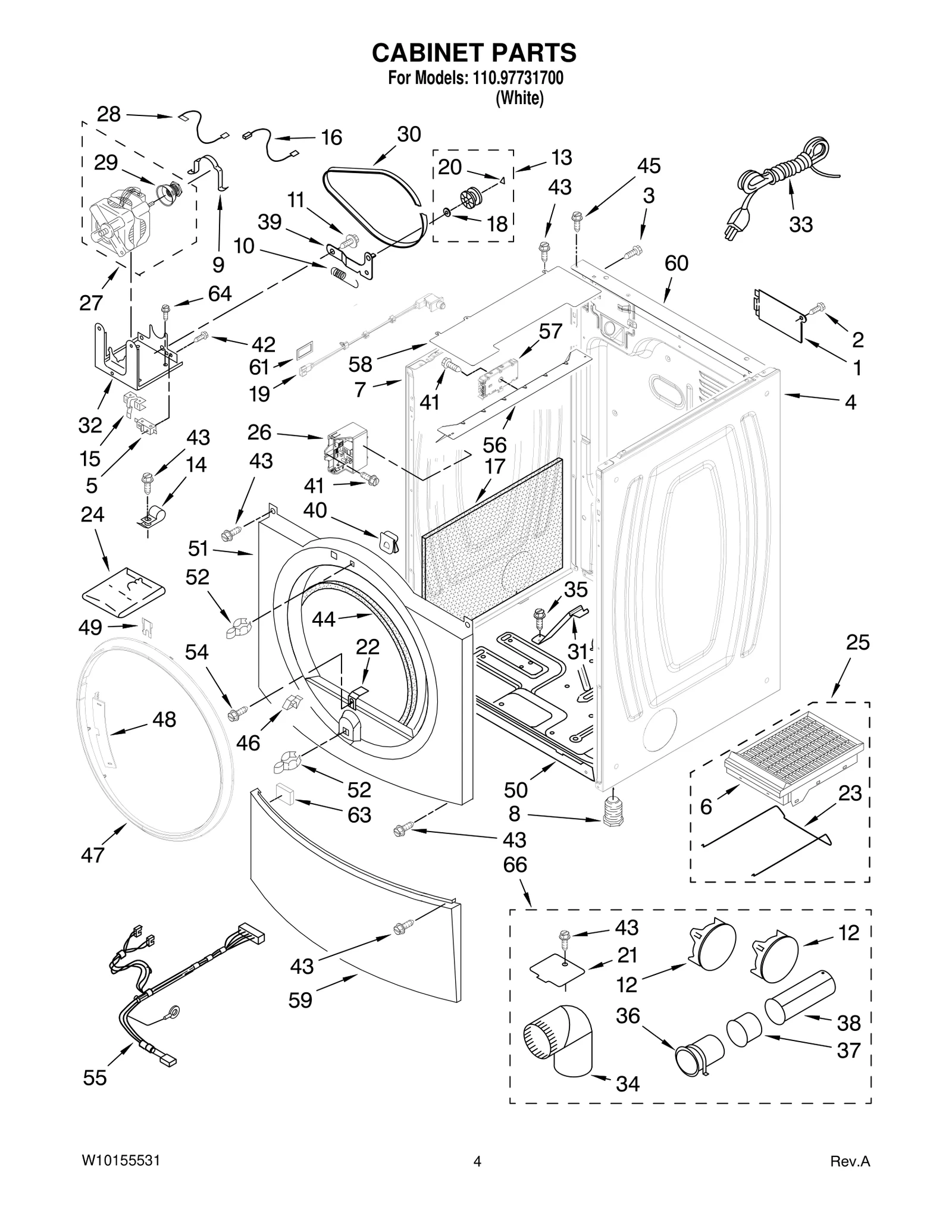 CABINET PARTS