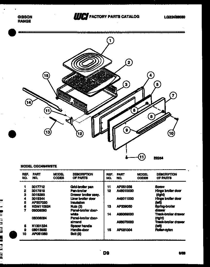05 - BROILER DRAWER PARTS