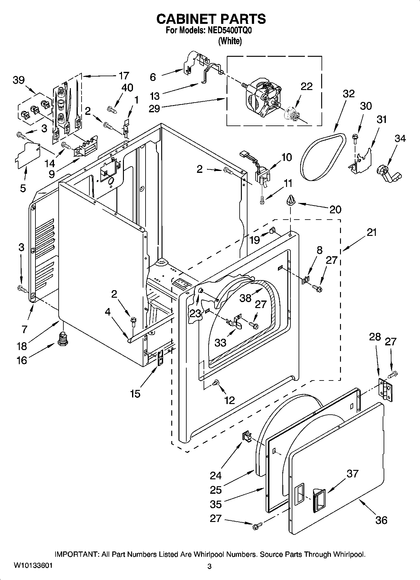 02 - CABINET PARTS