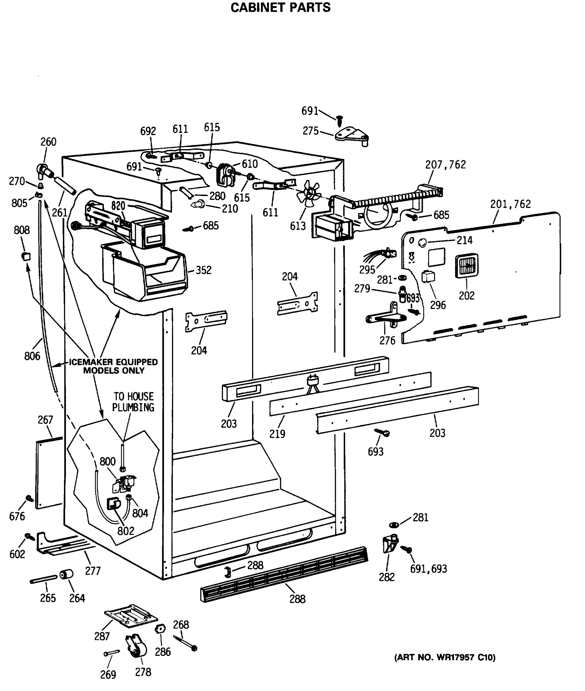 CABINET PARTS