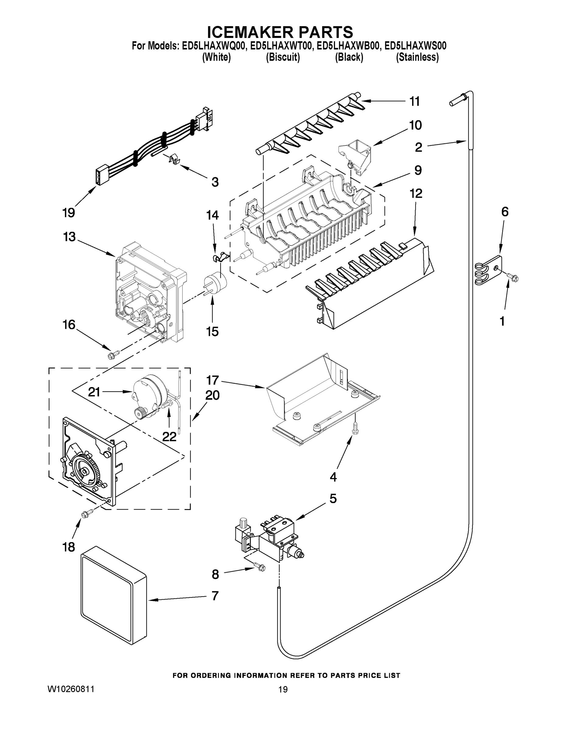 12 - ICEMAKER PARTS