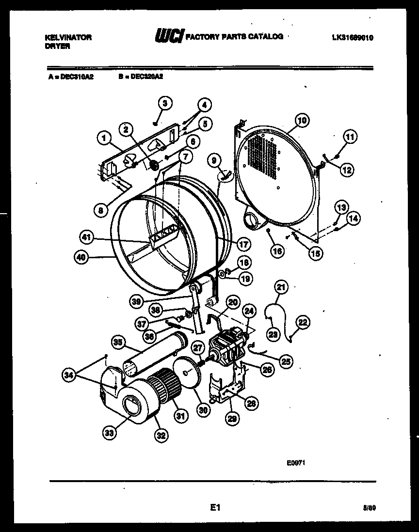 04 - DRUM AND BLOWER PARTS