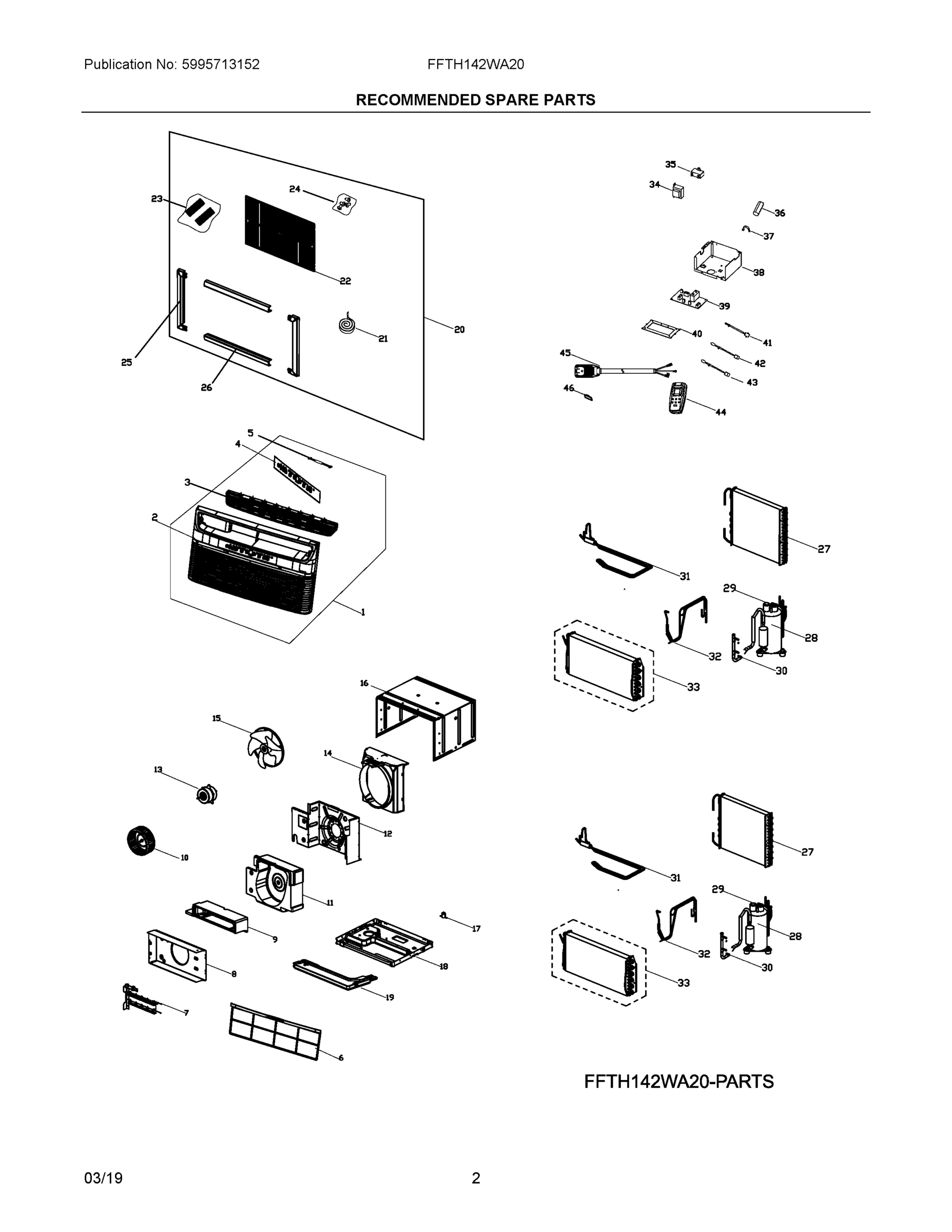 02 - RECOMMENDED SPARE PARTS