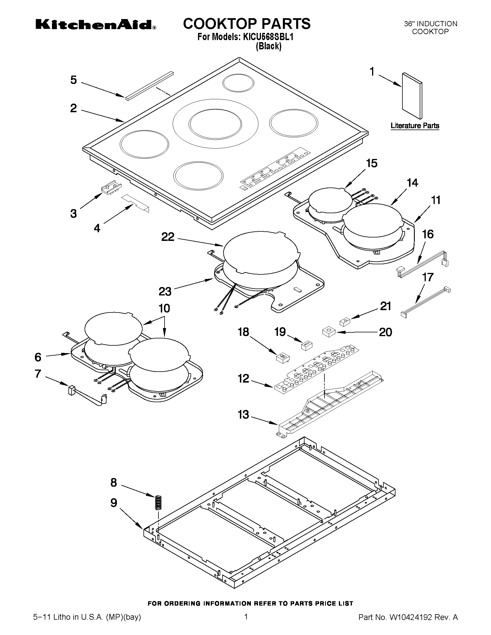 01 - COOKTOP PARTS