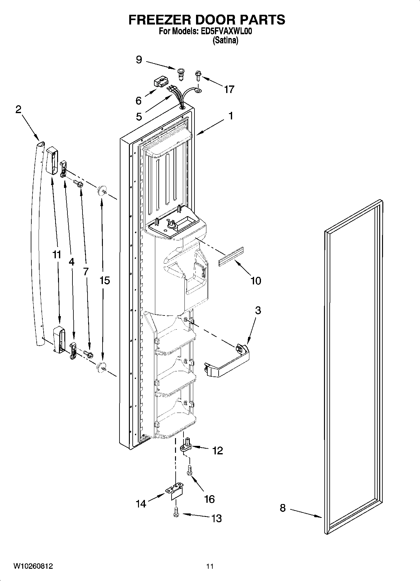 07 - FREEZER DOOR PARTS