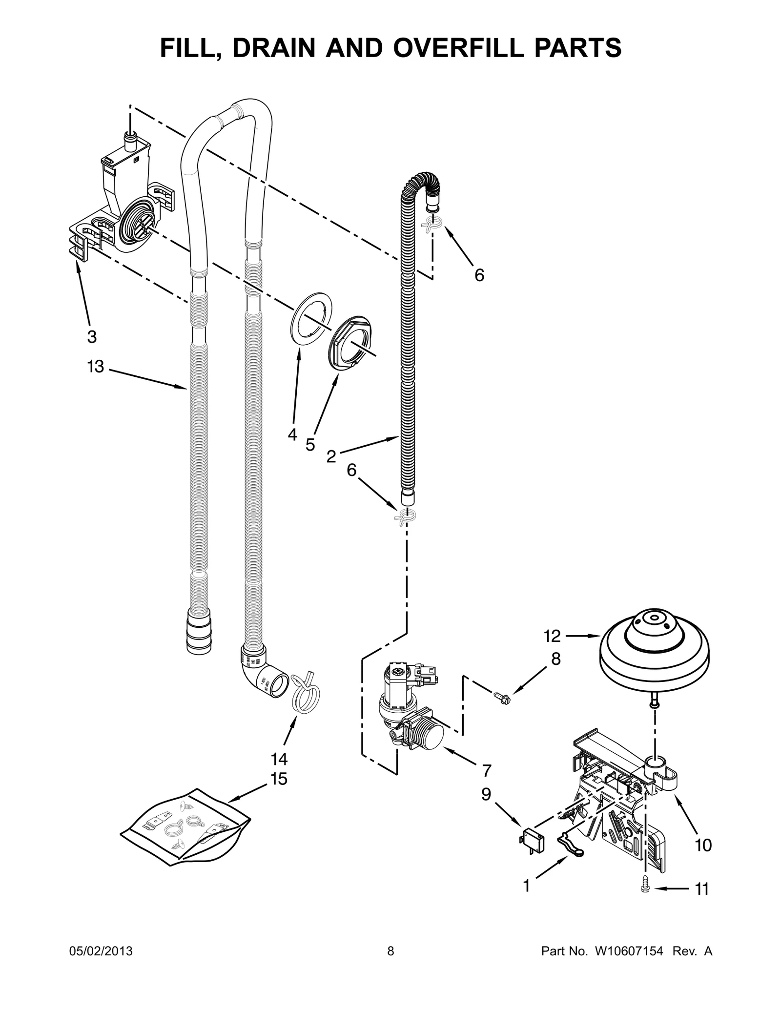 FILL, DRAIN AND OVERFILL PARTS