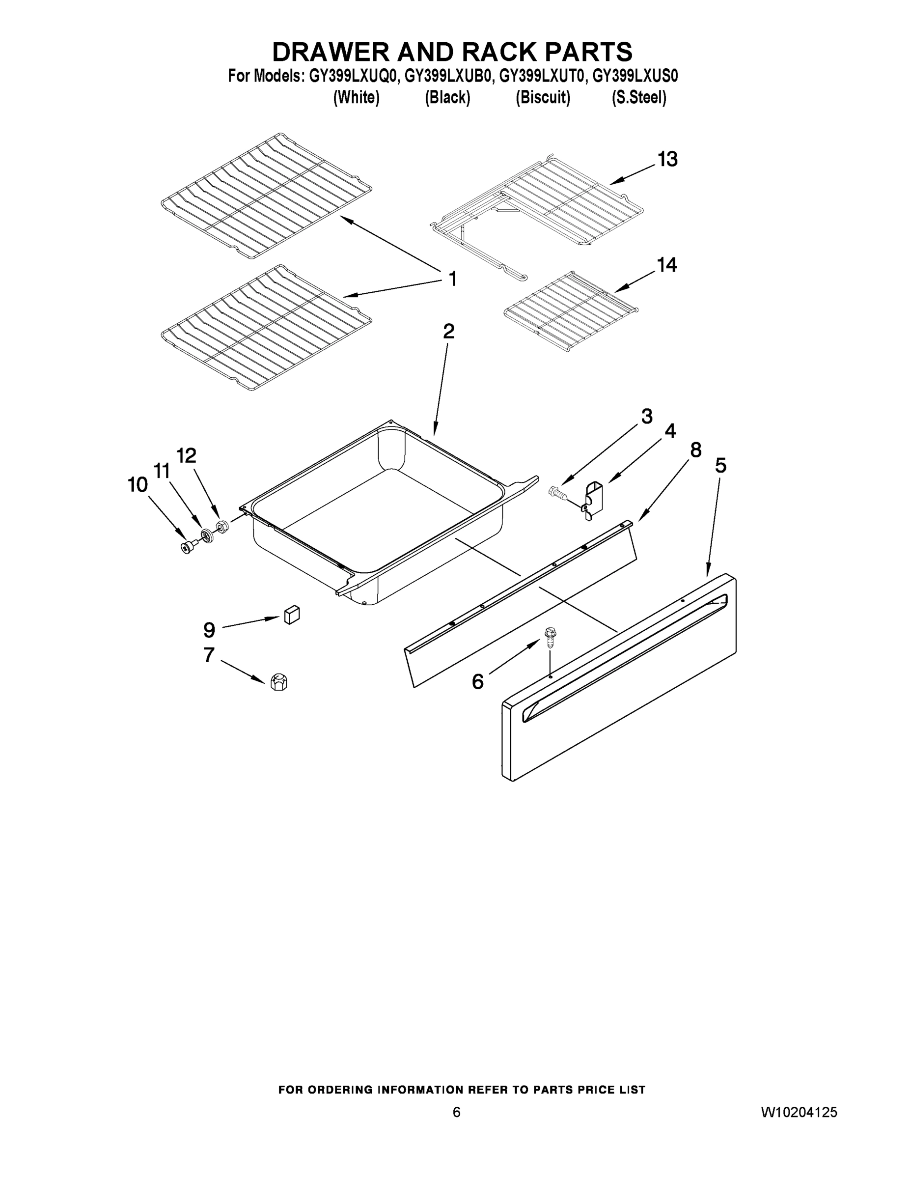 05 - DRAWER AND RACK PARTS