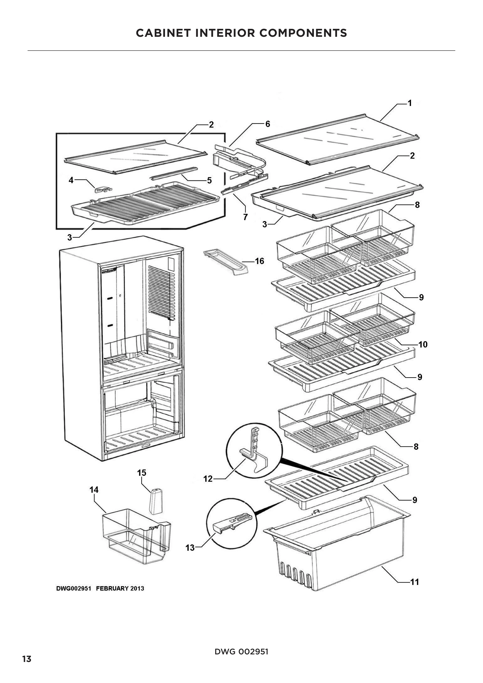 CABINET INTERIOR COMPONENTS