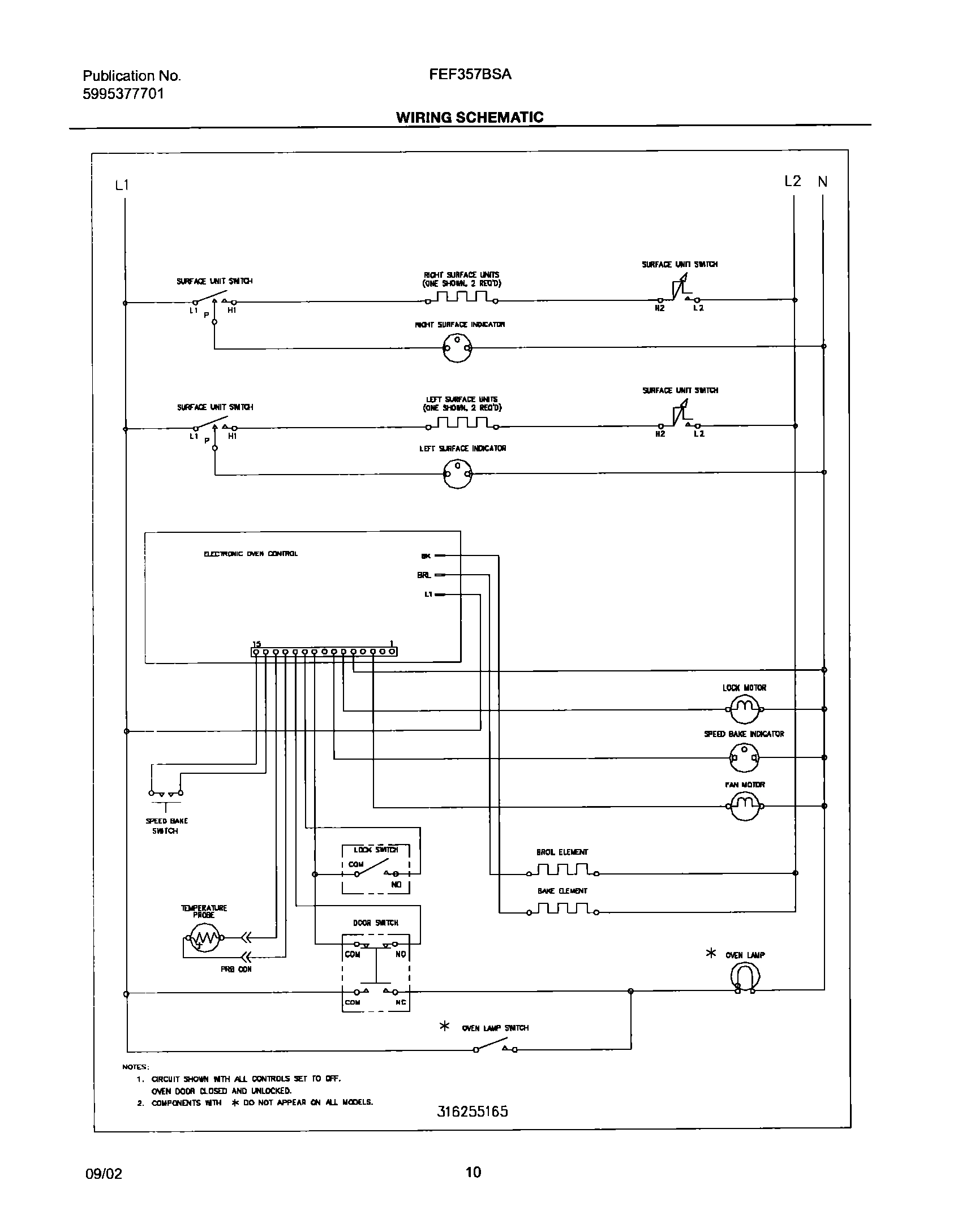 10 - WIRING SCHEMATIC