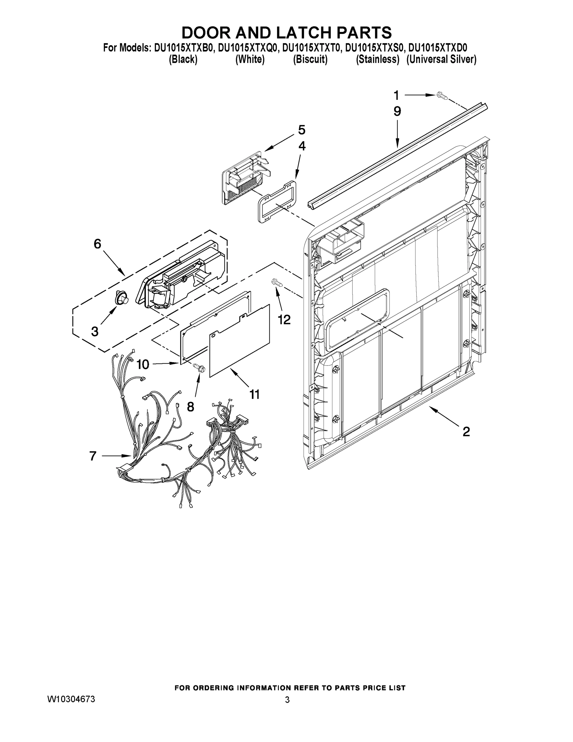 03 - DOOR AND LATCH PARTS