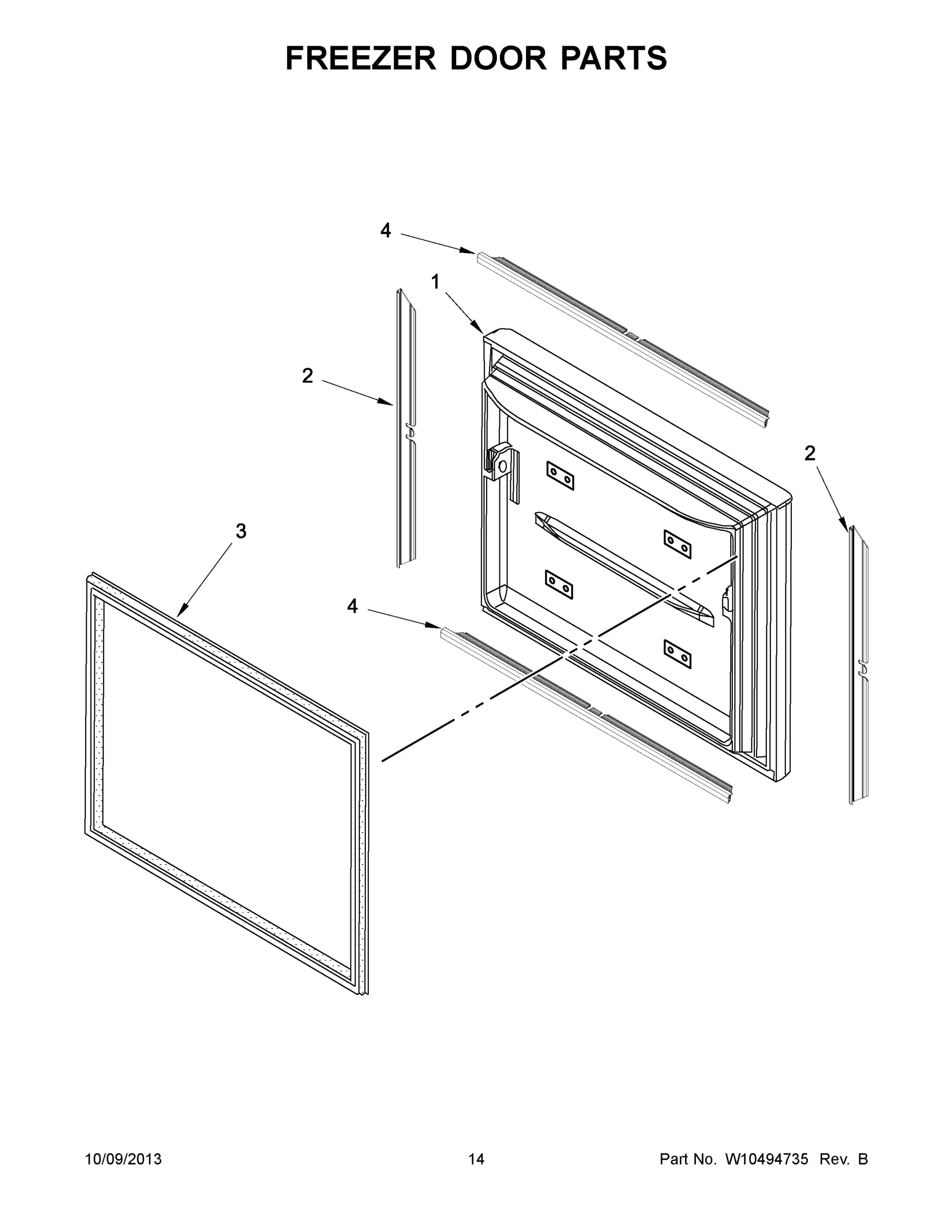 08 - FREEZER DOOR PARTS