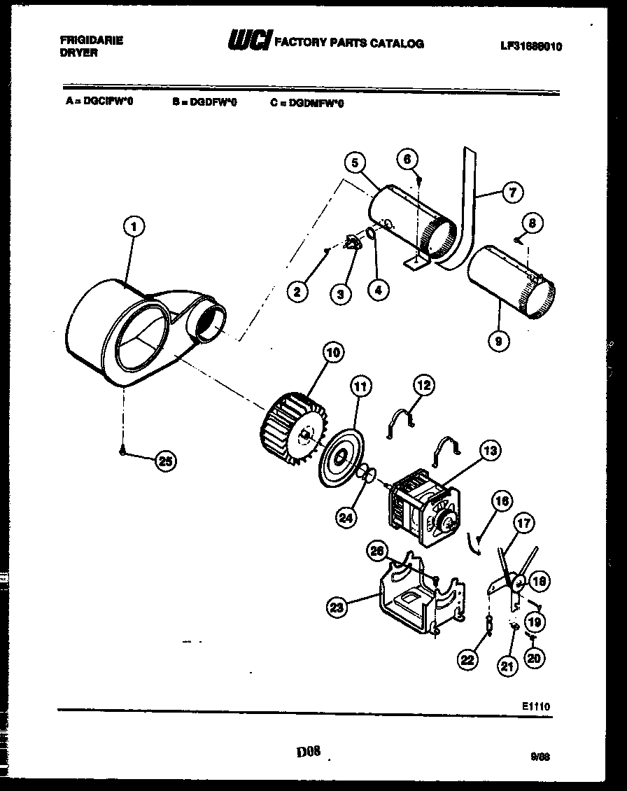 05 - MOTOR AND BLOWER PARTS
