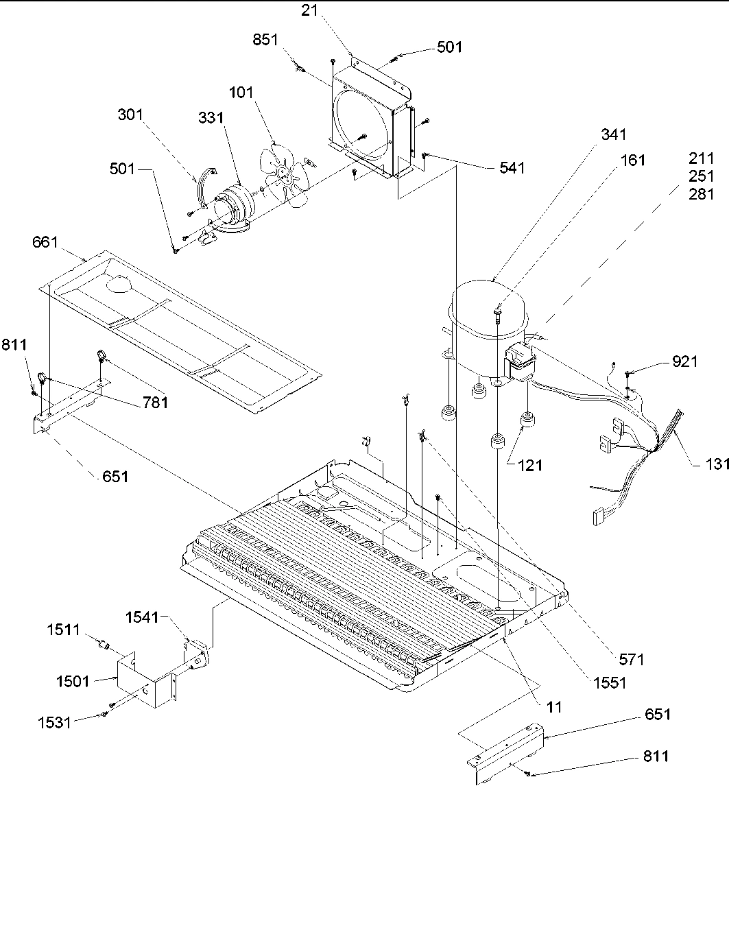 09 - Machine Compartment & Muffler Assy