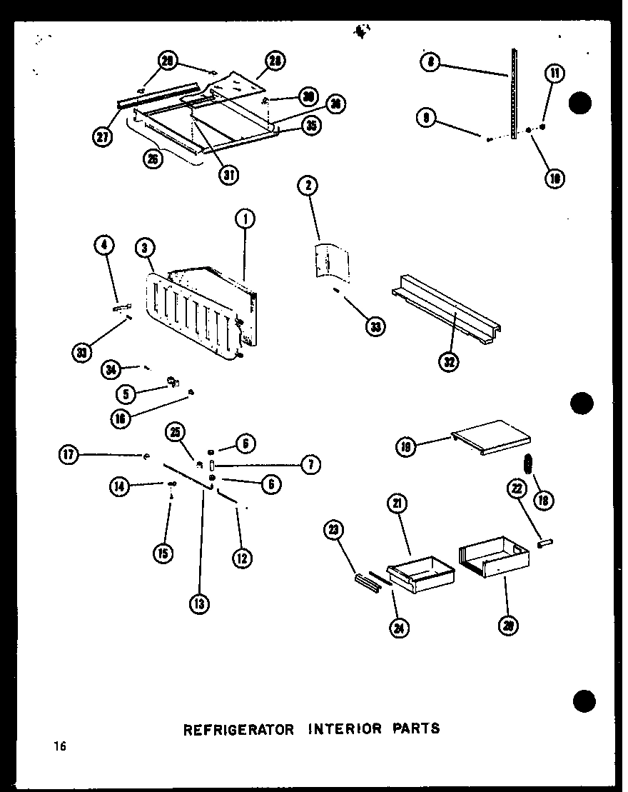 14 - REF INTERIOR PARTS