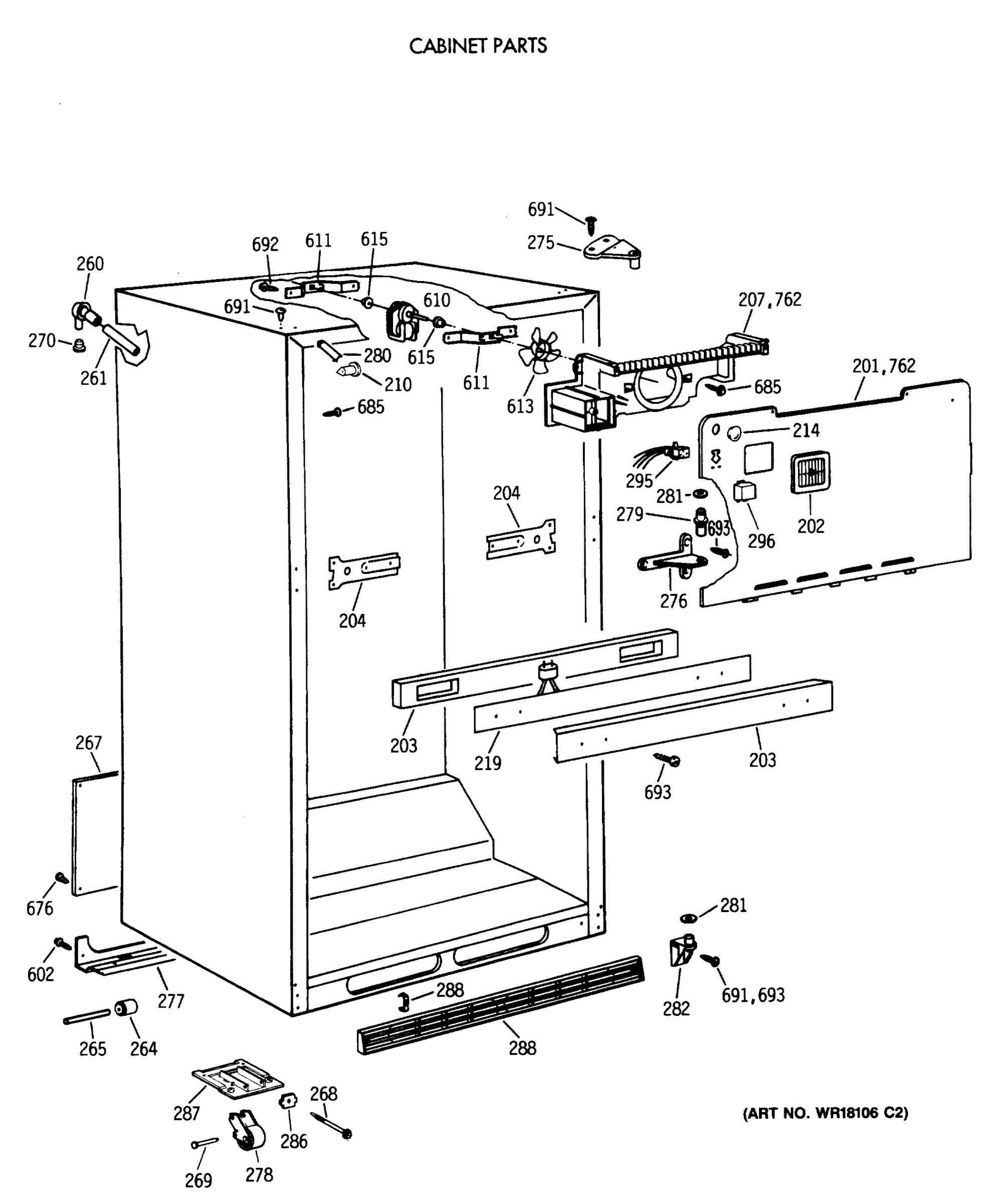 CABINET PARTS