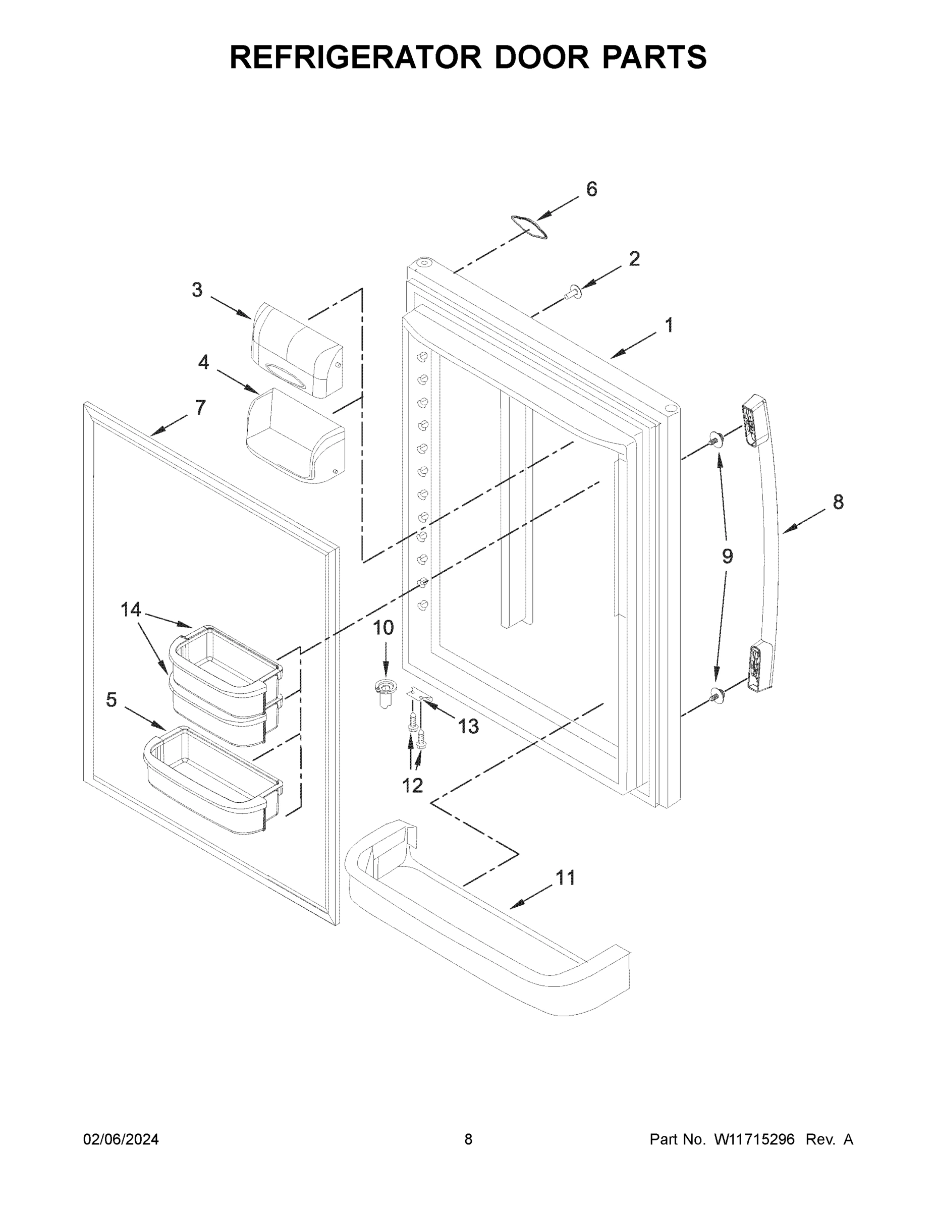 05 - REFRIGERATOR DOOR PARTS