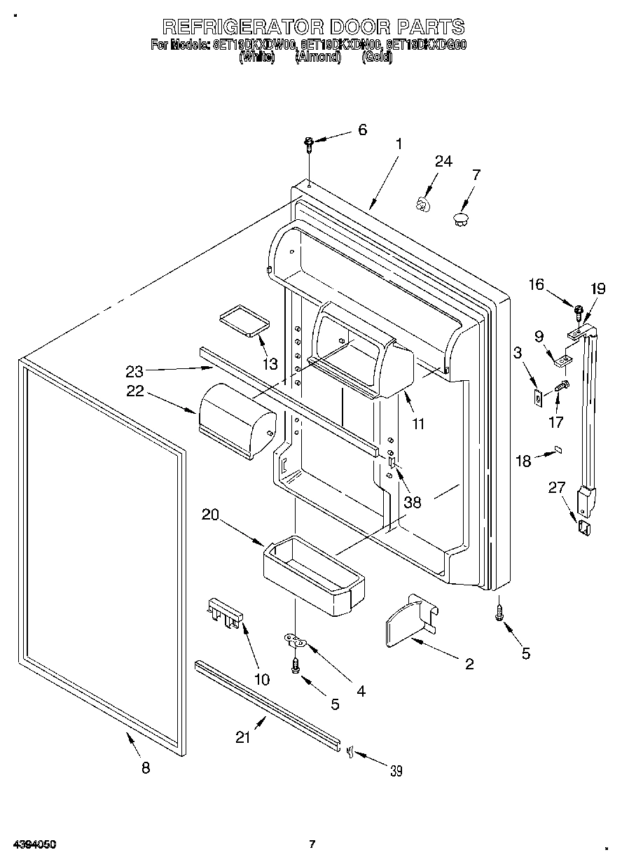 04 - REFRIGERATOR DOOR