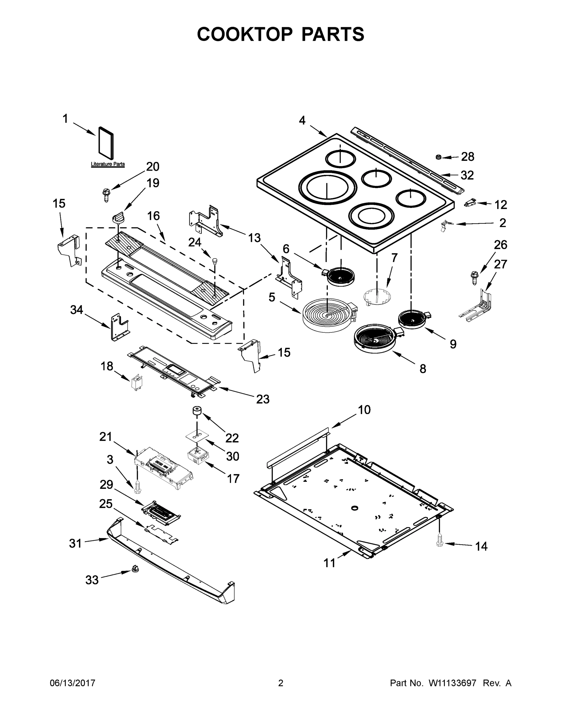 02 - COOKTOP PARTS