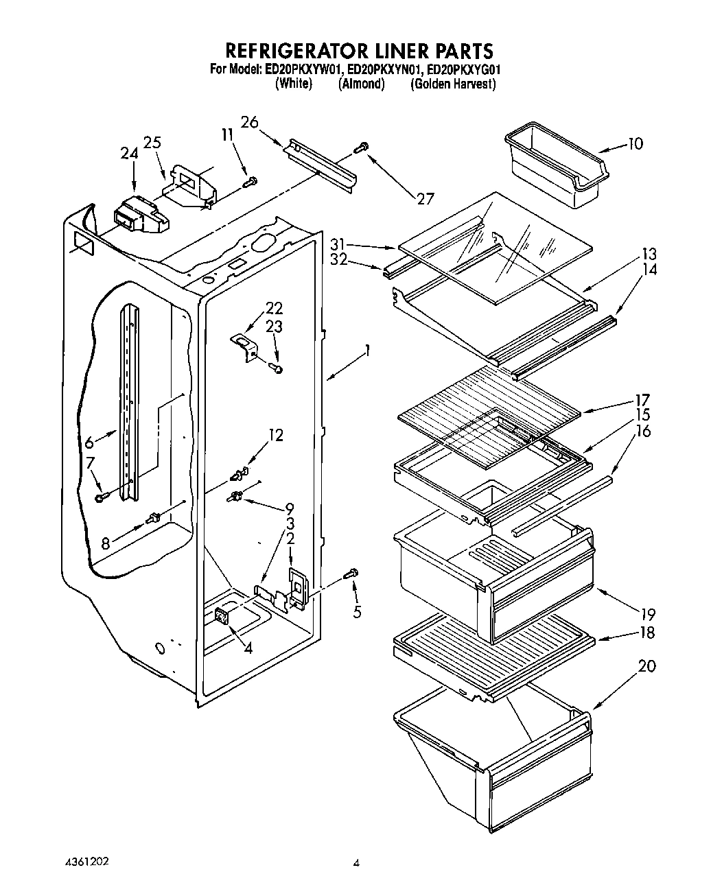03 - REFRIGERATOR LINER