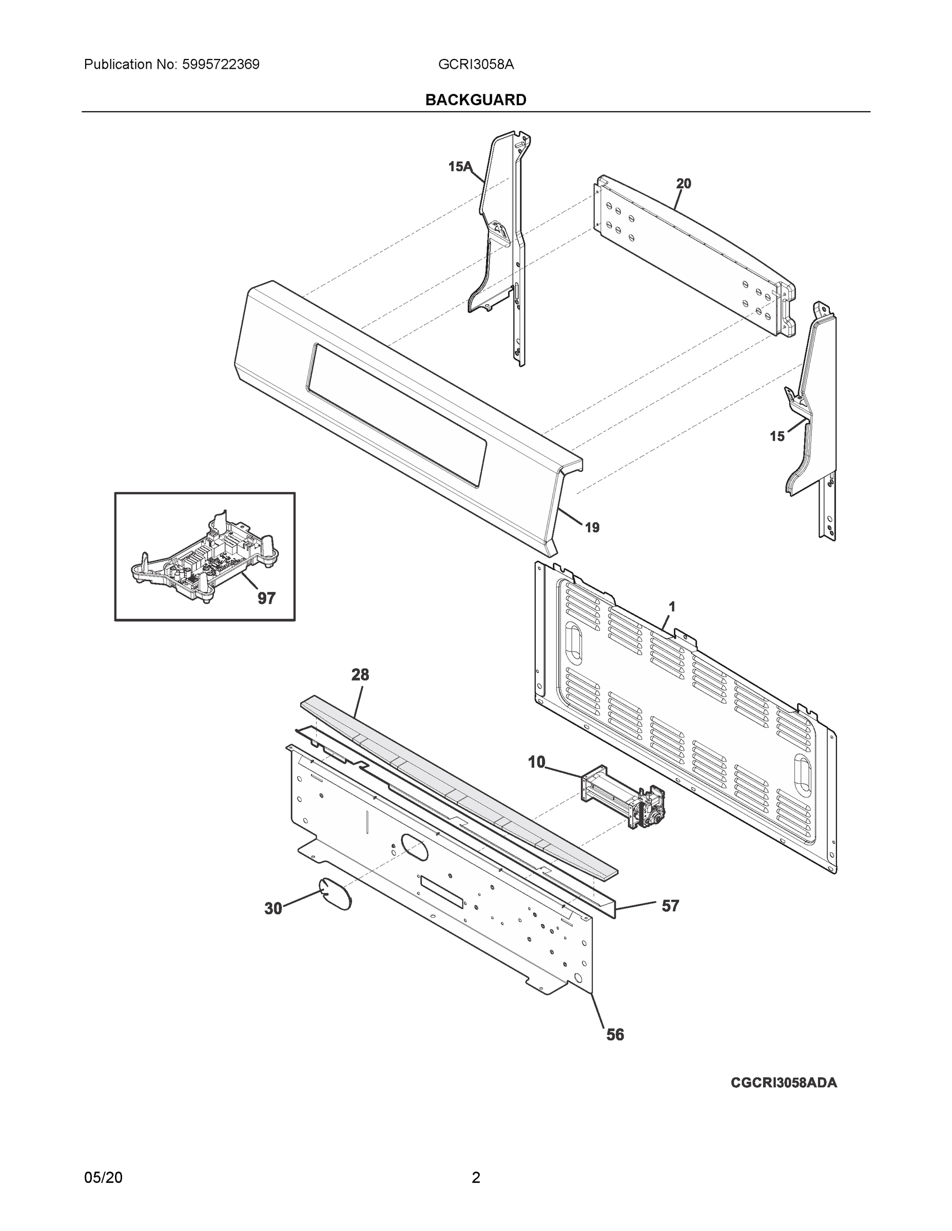 02 - BACKGUARD/ INDUCTION UNIT