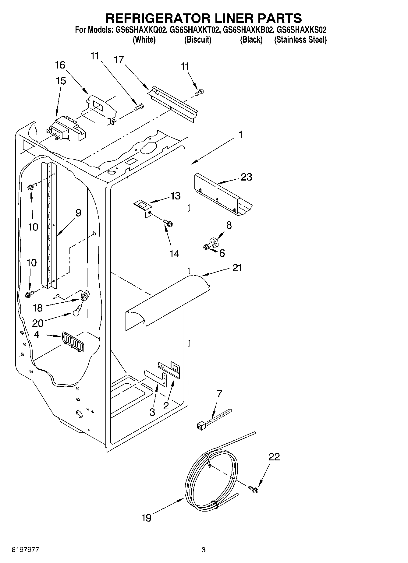 02 - REFRIGERATOR LINER