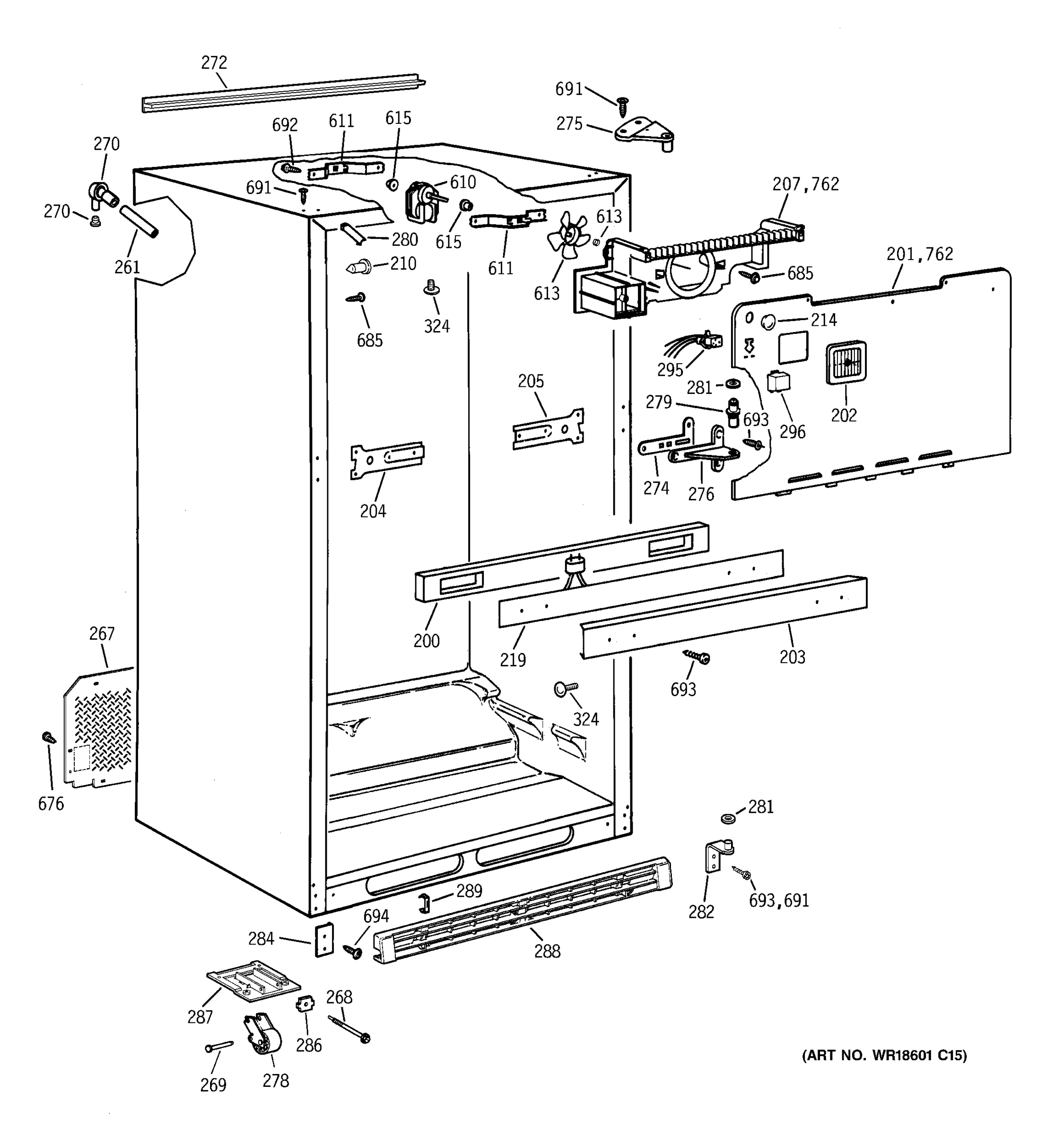 CABINET PARTS