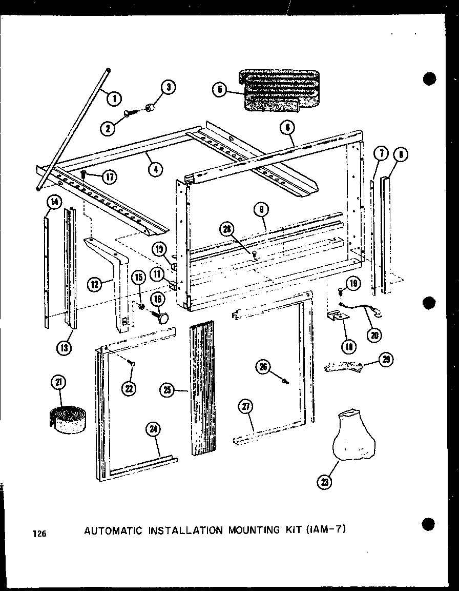 01 - AUTOMATIC INSTALLTION MTG KIT (1AM-7)