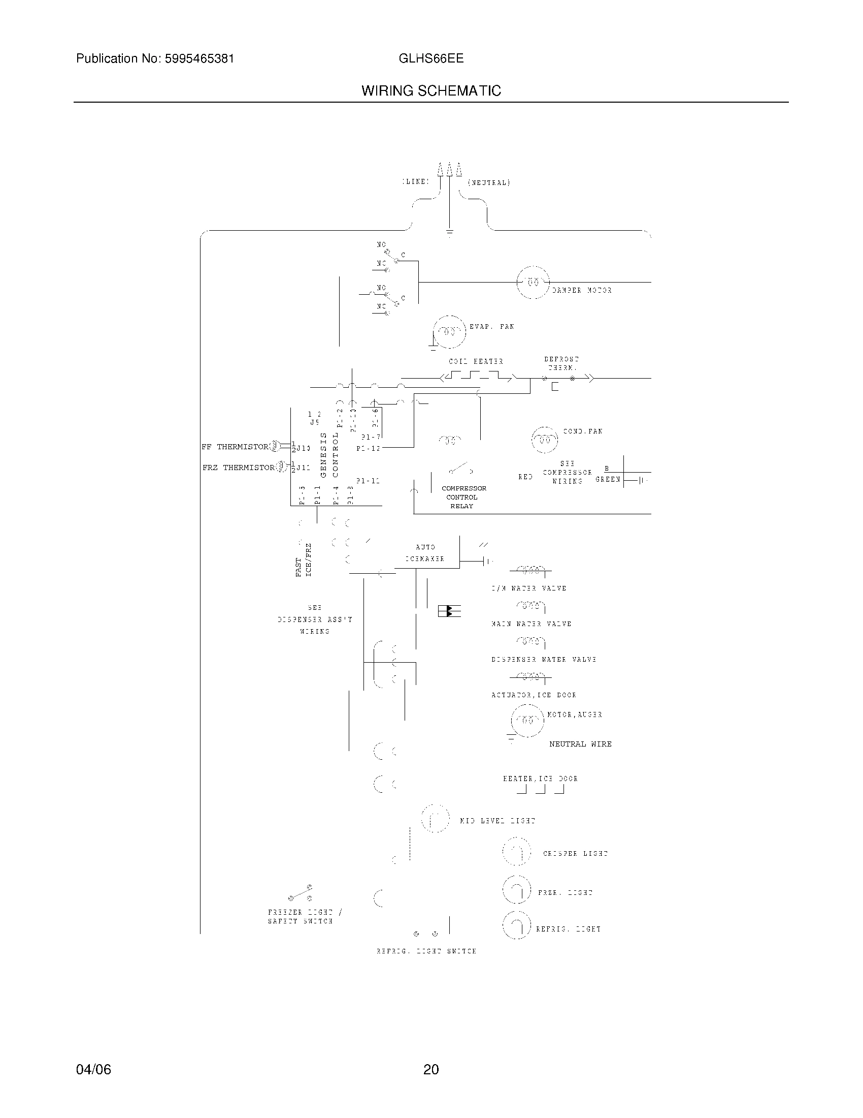 20 - WIRING SCHEMATIC