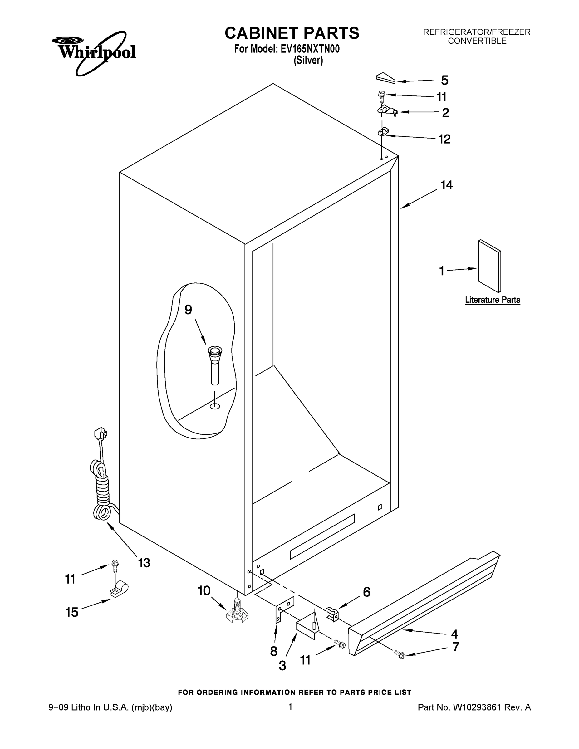 01 - CABINET PARTS