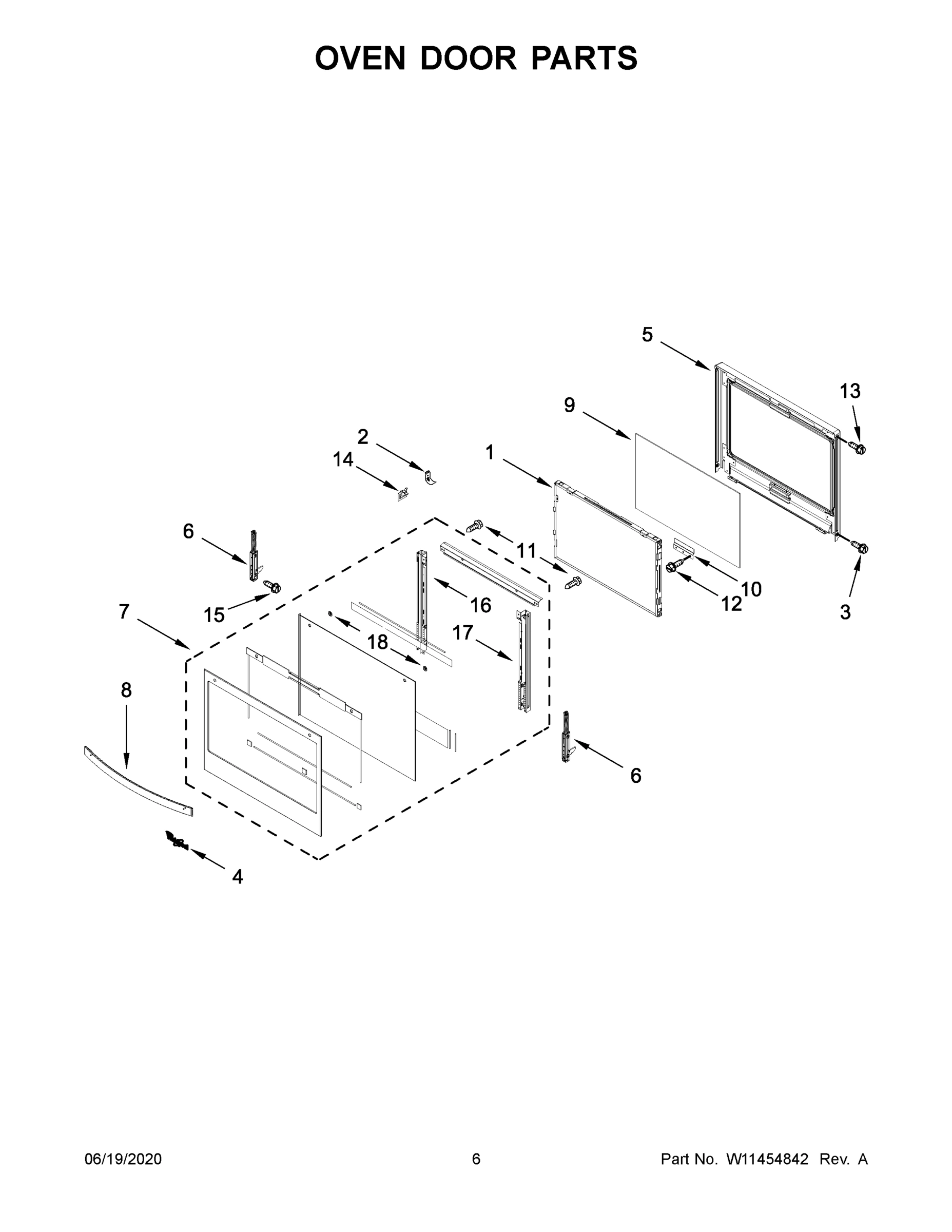 04 - OVEN DOOR PARTS