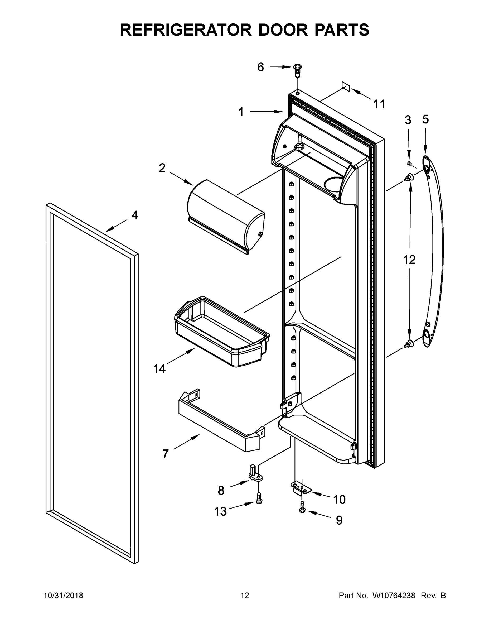 07 - REFRIGERATOR DOOR PARTS