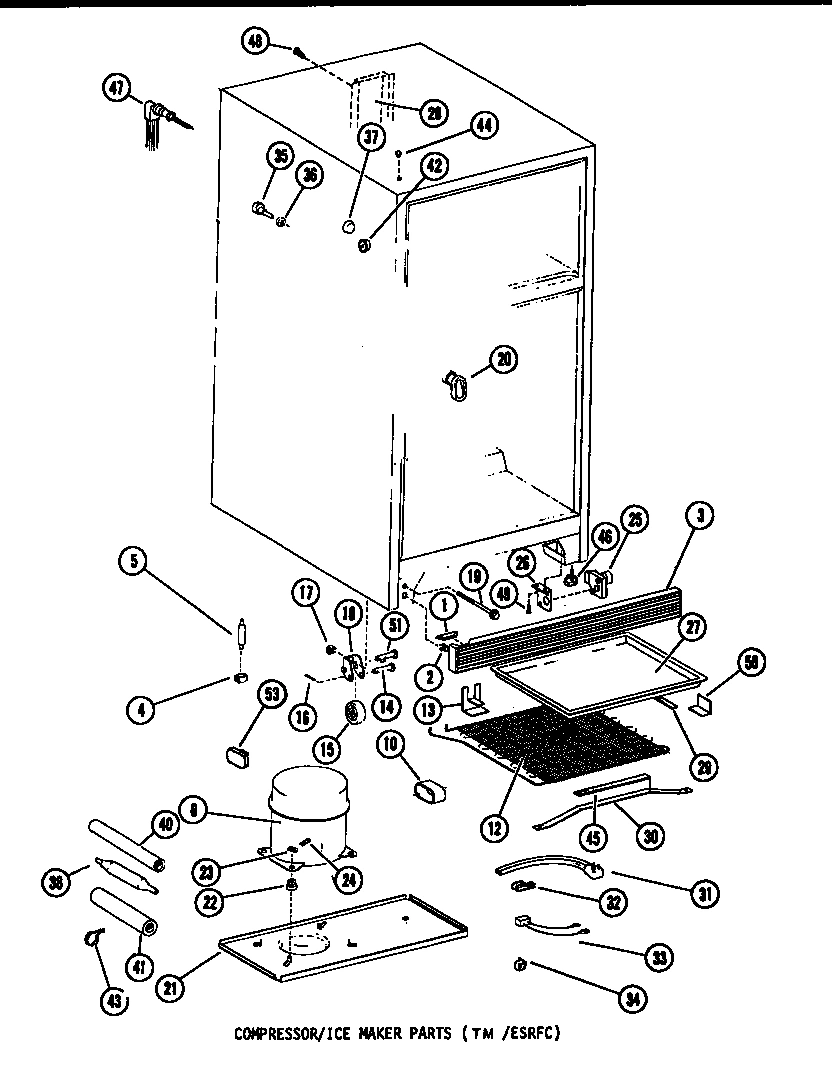 02 - COMPRESSOR/ICE MAKER PARTS