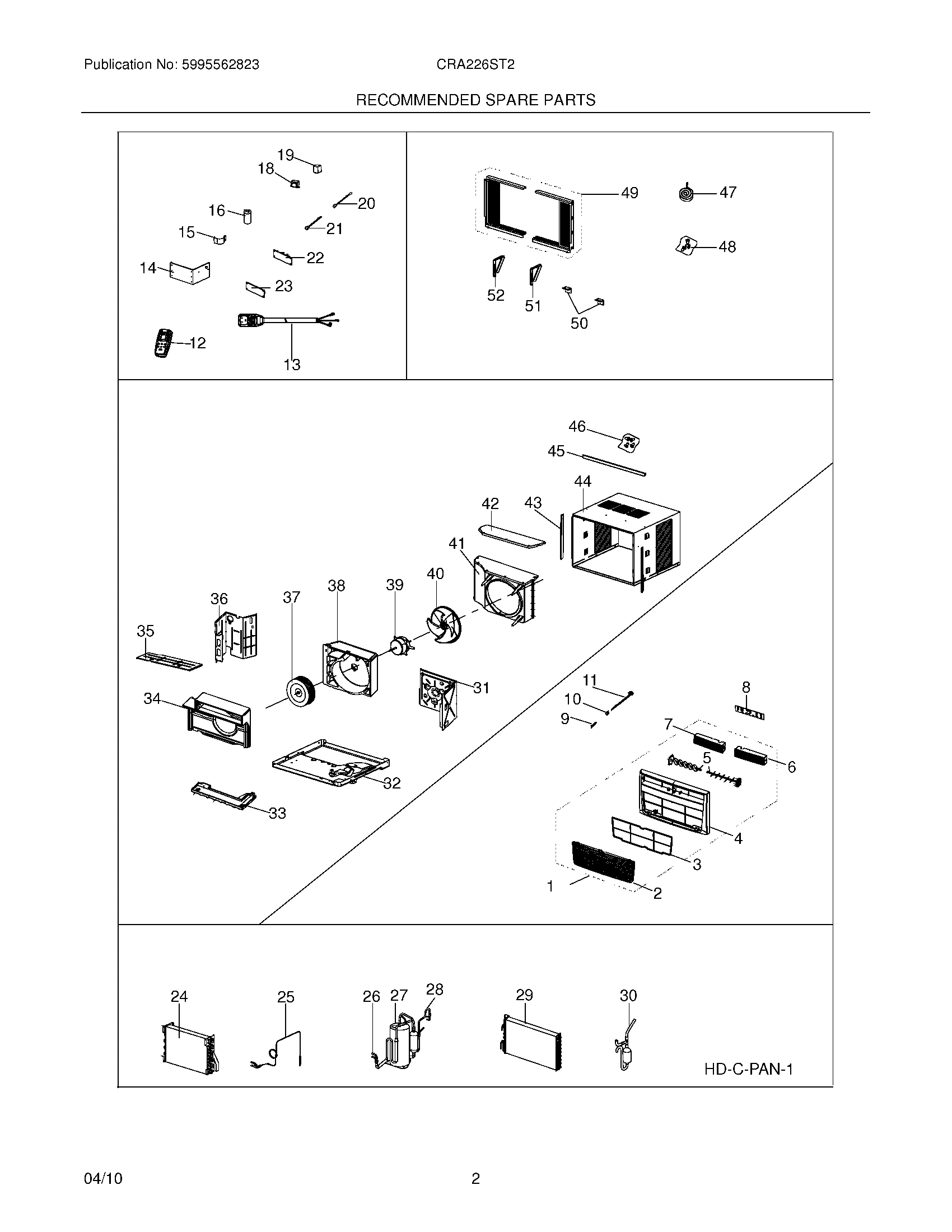 03 - RECOMMENDED SPARE PARTS