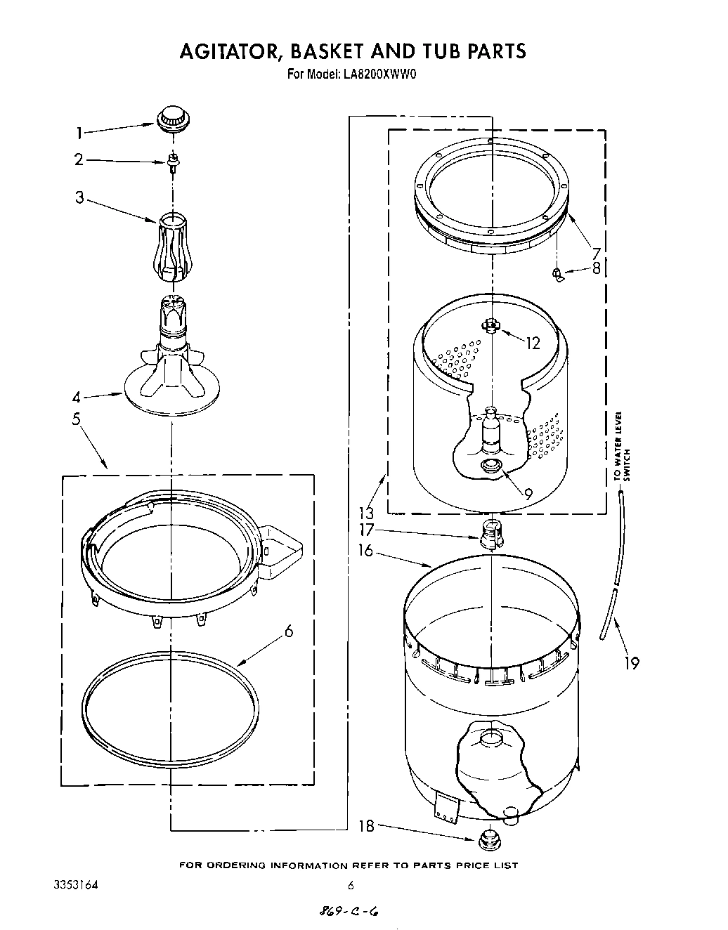 04 - AGITATOR, BASKET, AND TUB