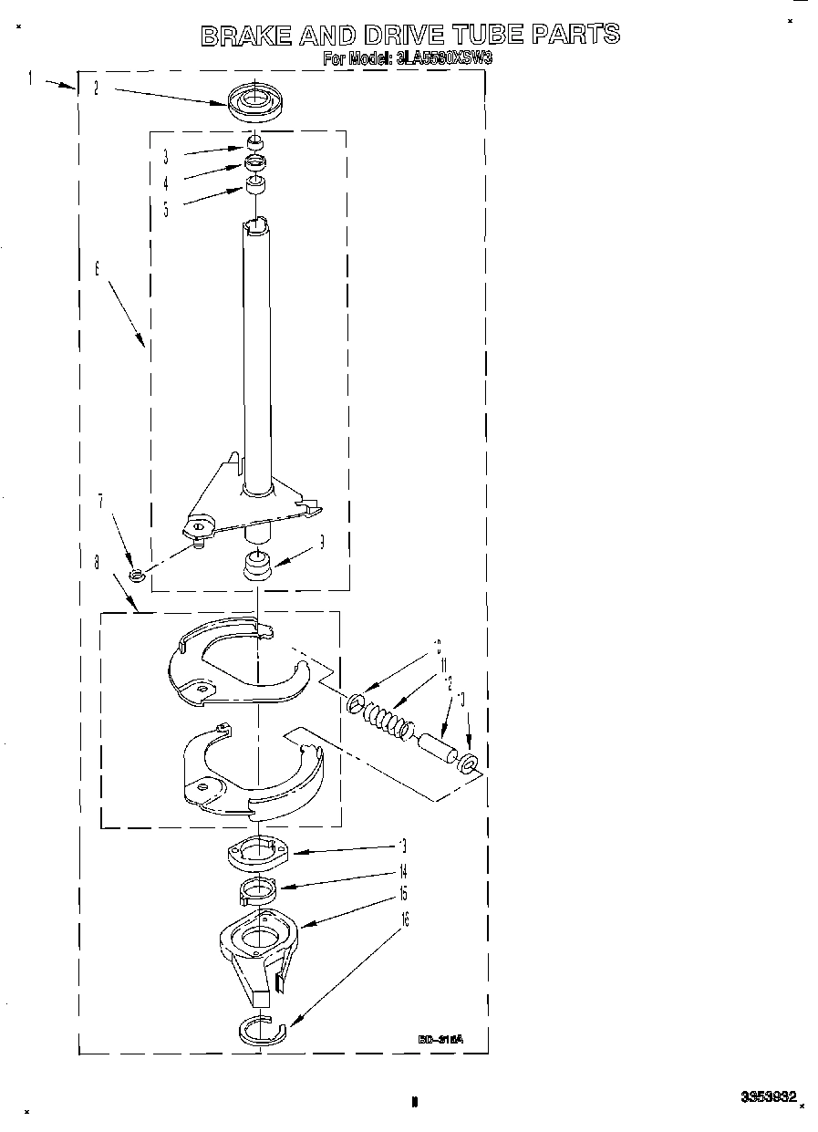 08 - BRAKE AND DRIVE TUBE