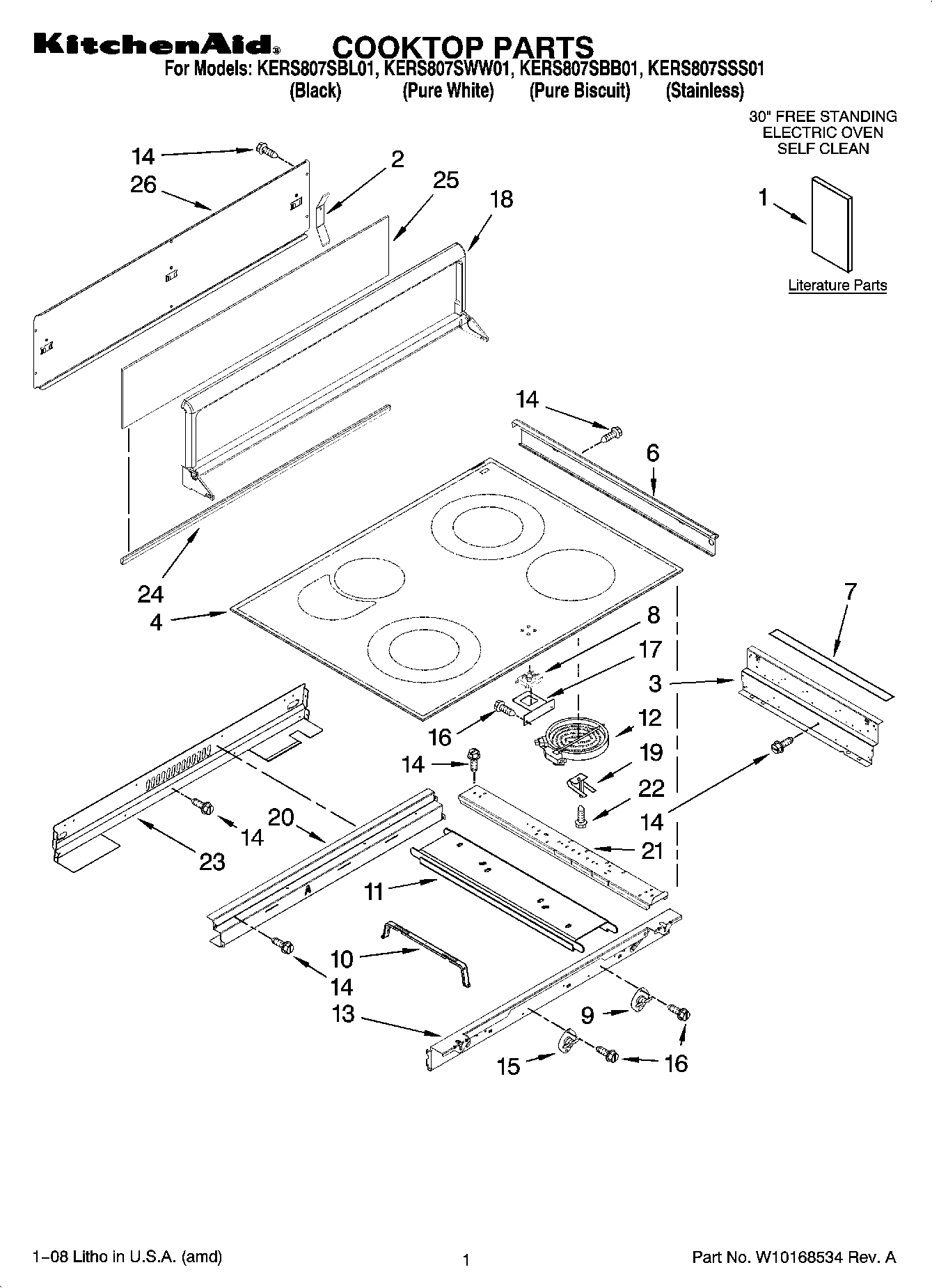01 - COOKTOP PARTS