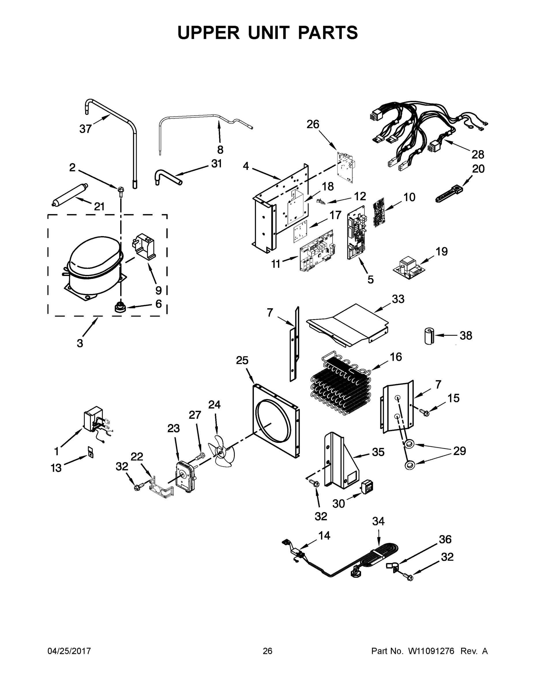 14 - UPPER UNIT PARTS