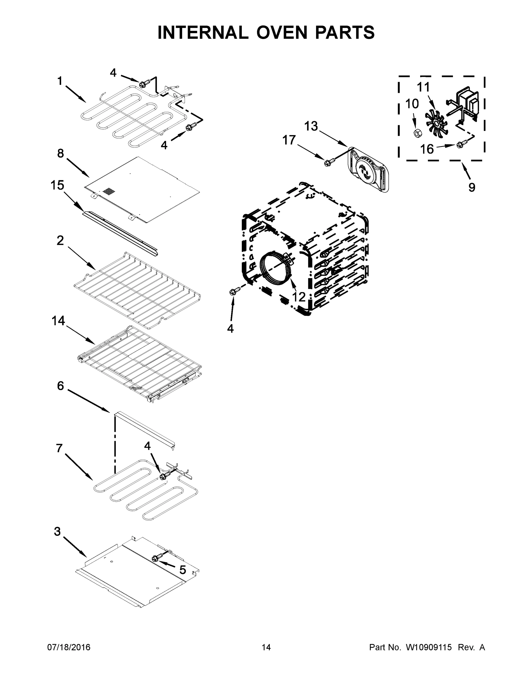 08 - INTERNAL OVEN PARTS