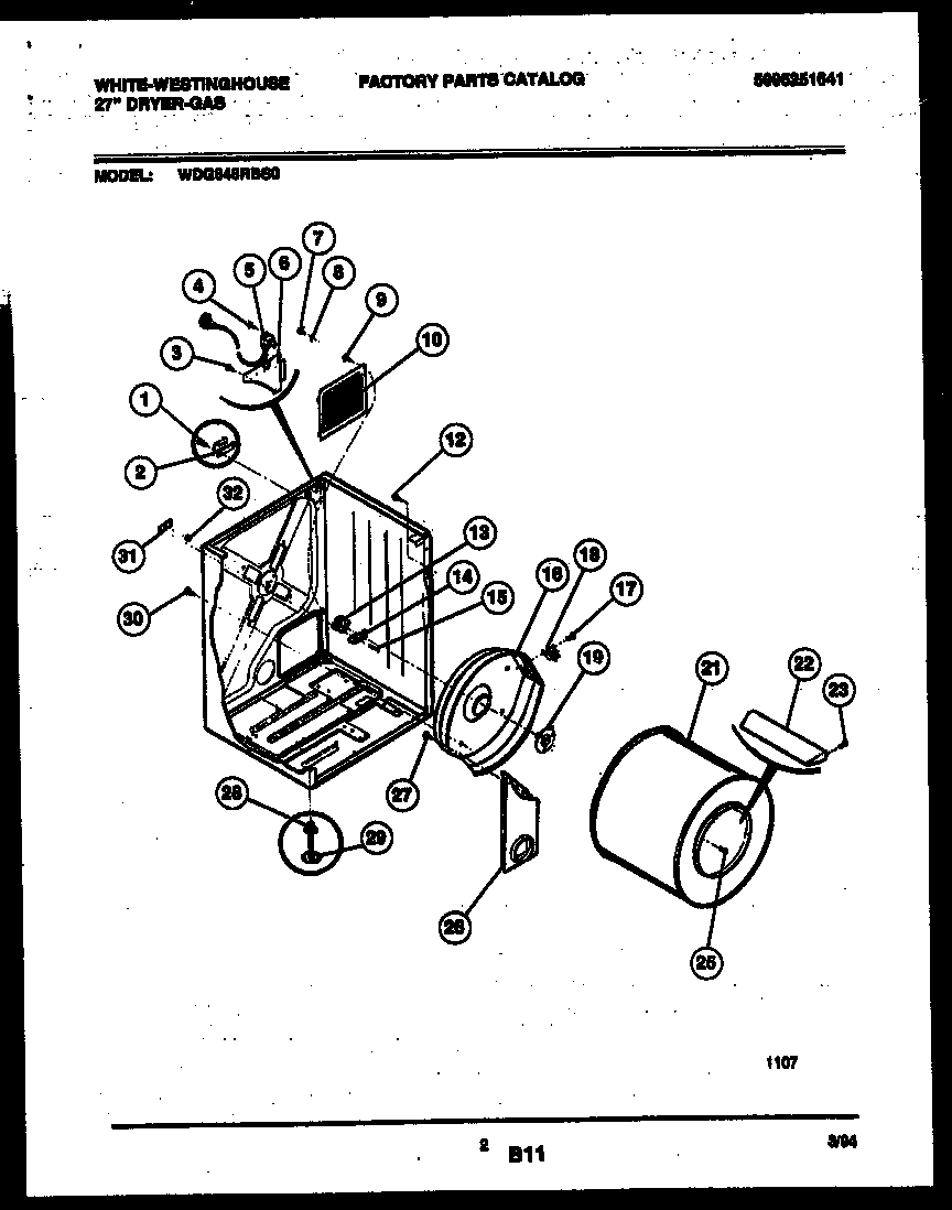 02 - CABINET AND COMPONENT PARTS