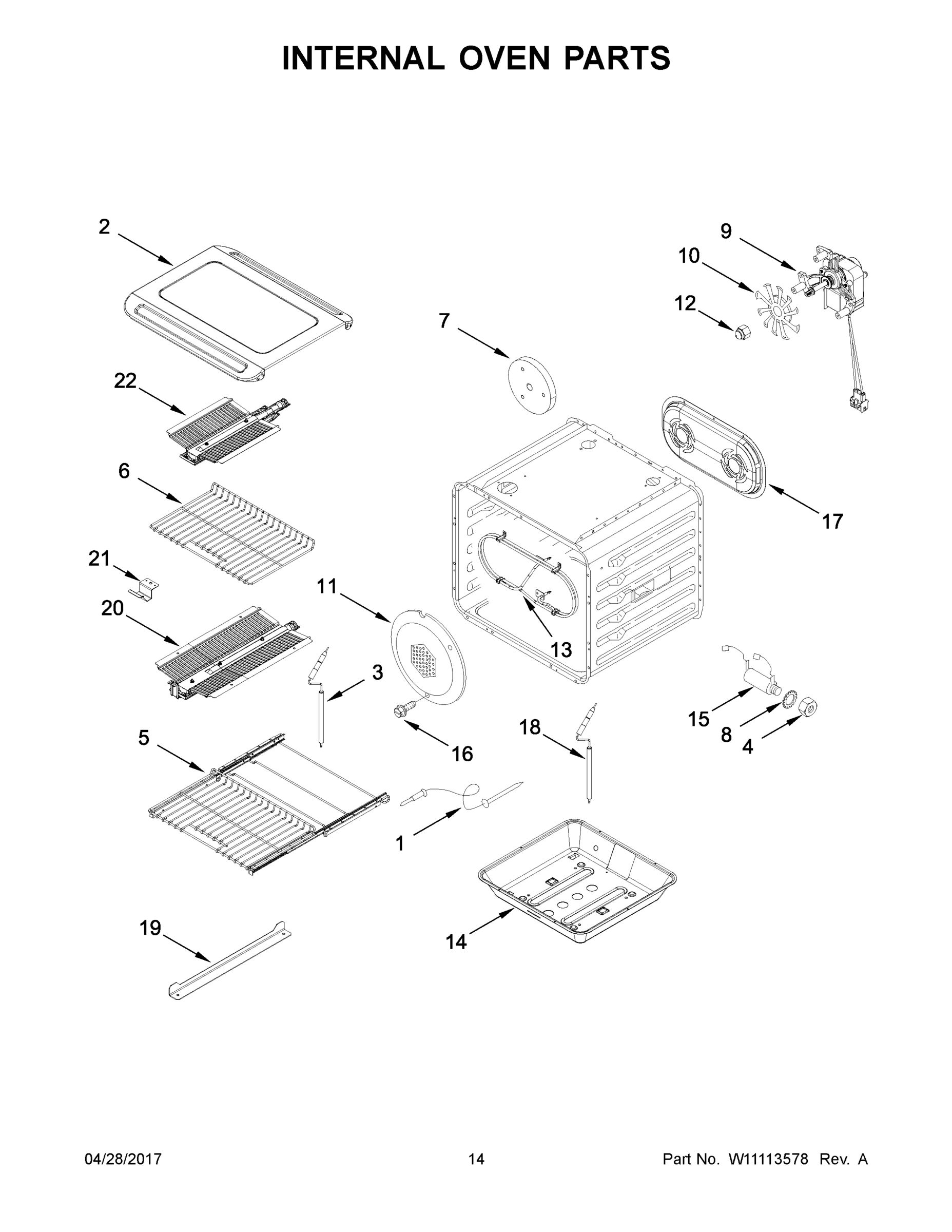 08 - INTERNAL OVEN PARTS