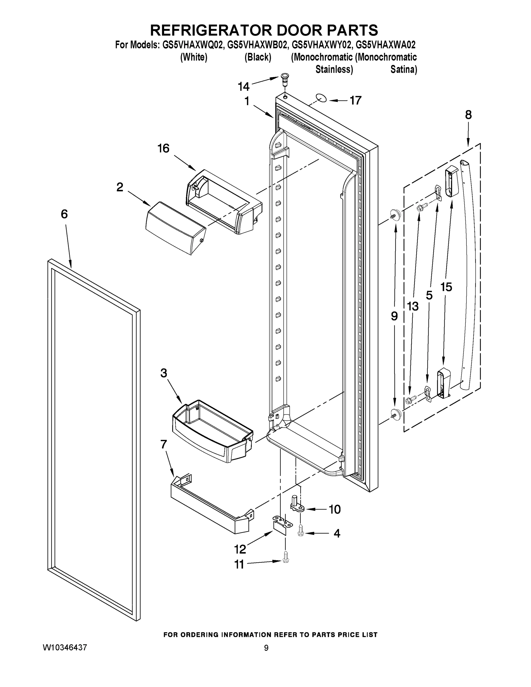 06 - REFRIGERATOR DOOR PARTS