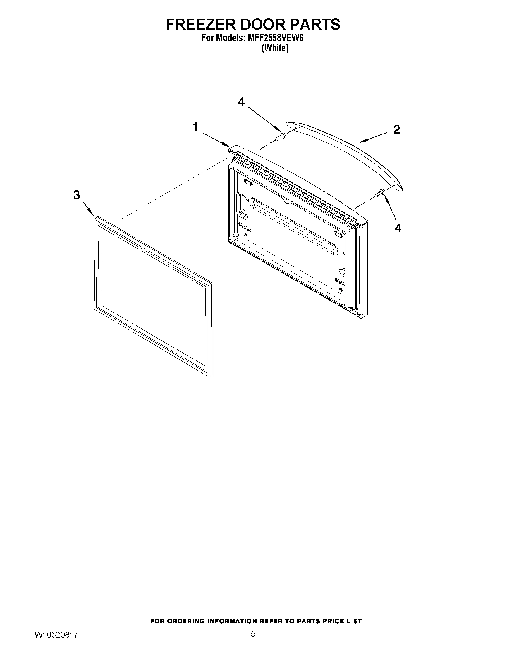 03 - FREEZER DOOR PARTS