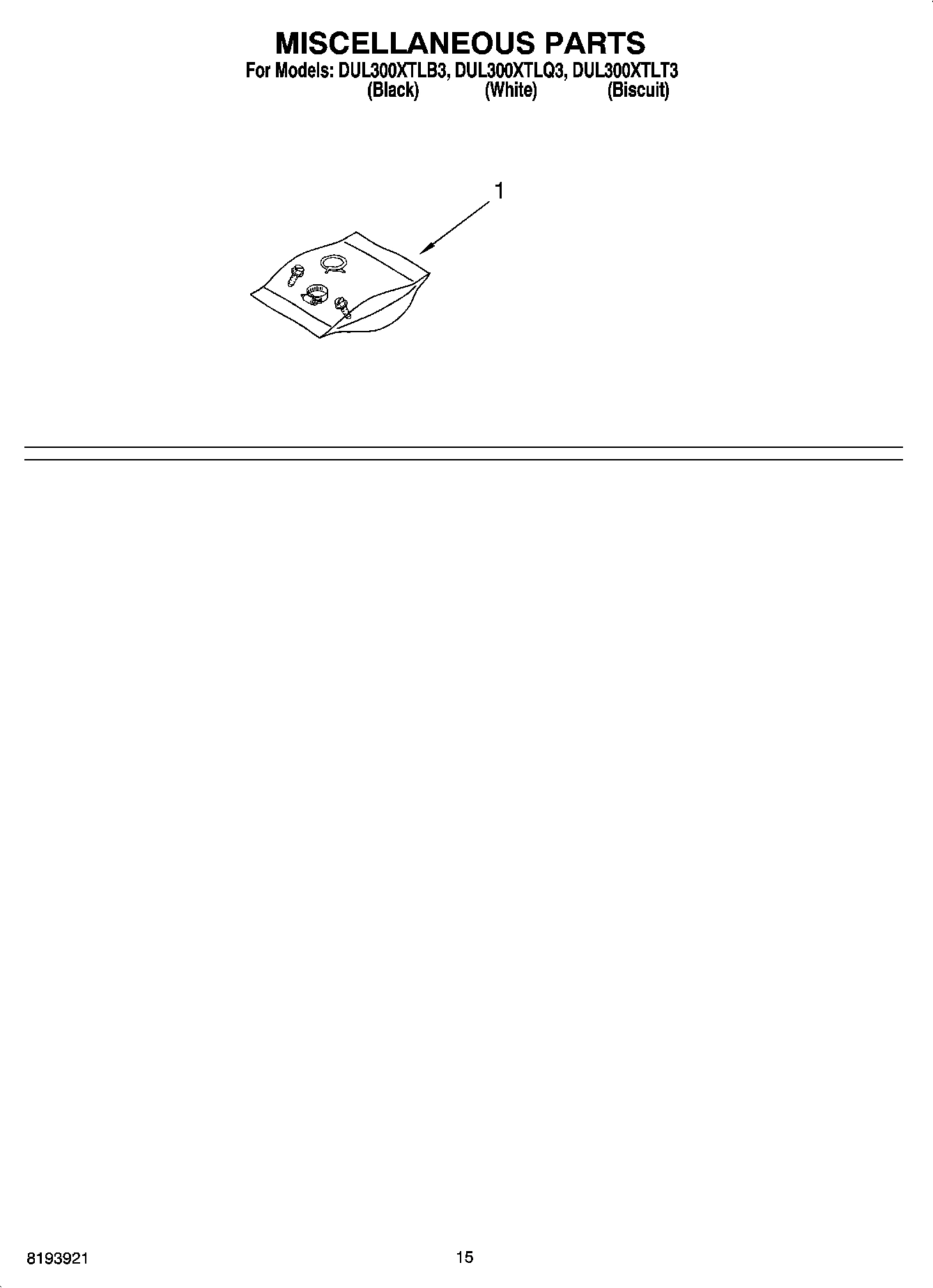 12 - MISCELLANEOUS PARTS OPTIONAL PARTS (NOT INCLUDED)