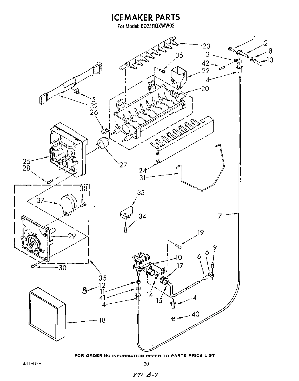 13 - ICE MAKER , NOT ILLUSTRATED