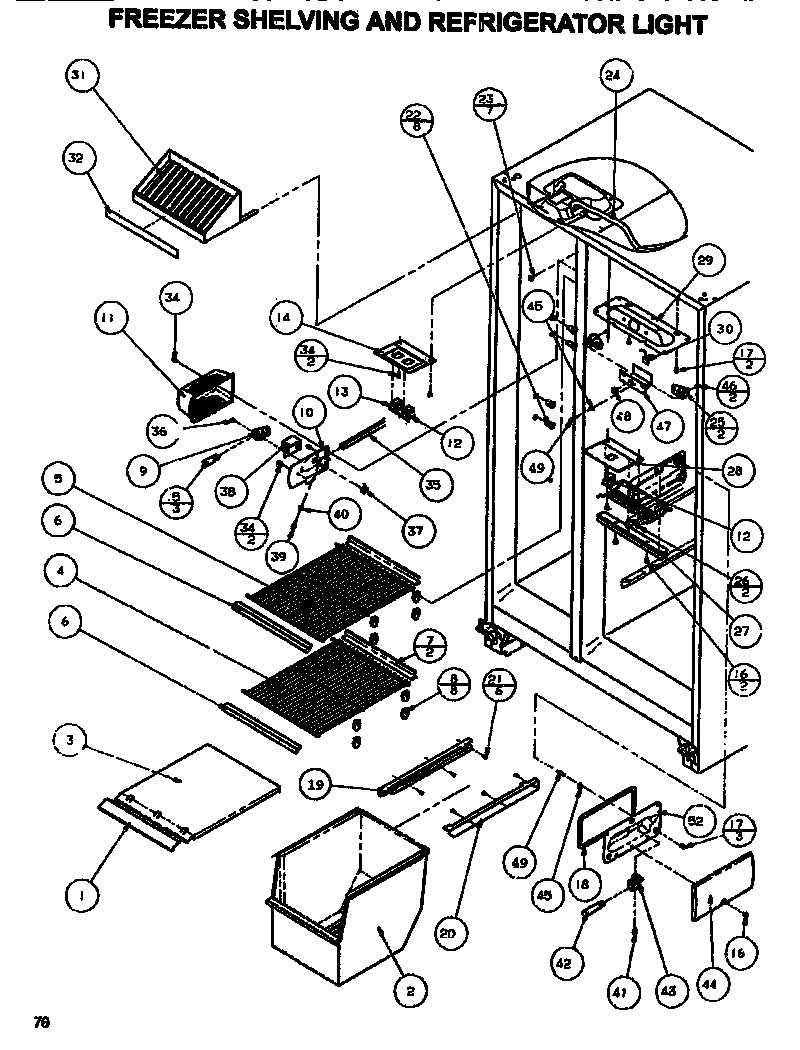09 - FZ SHELVING & REF LIGHT