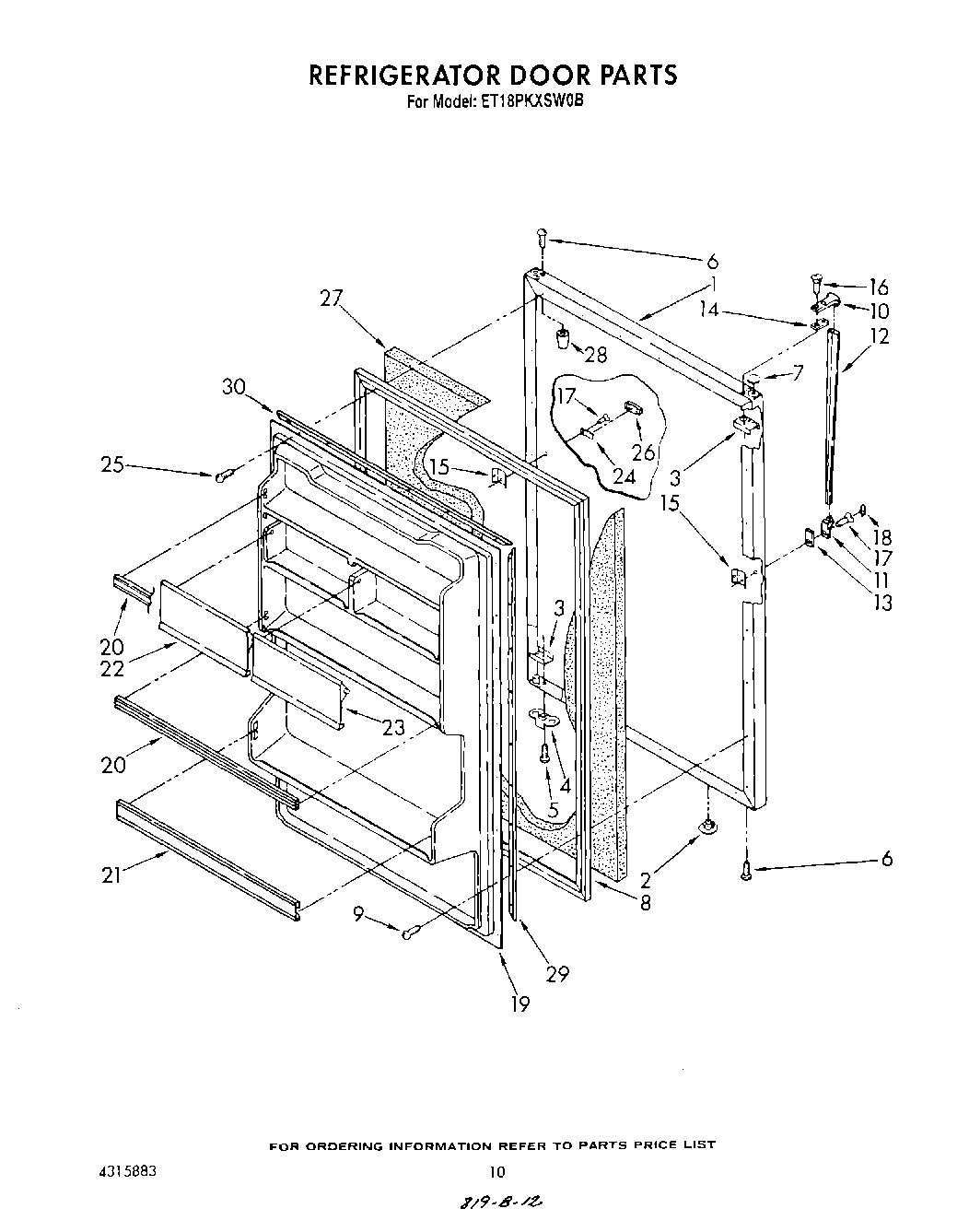 08 - REFRIGERATOR DOOR, LIT/OPTIONAL