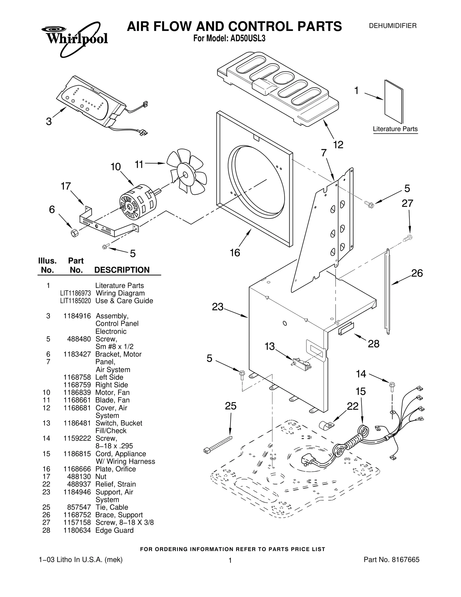 AIR FLOW AND CONTROL PARTS