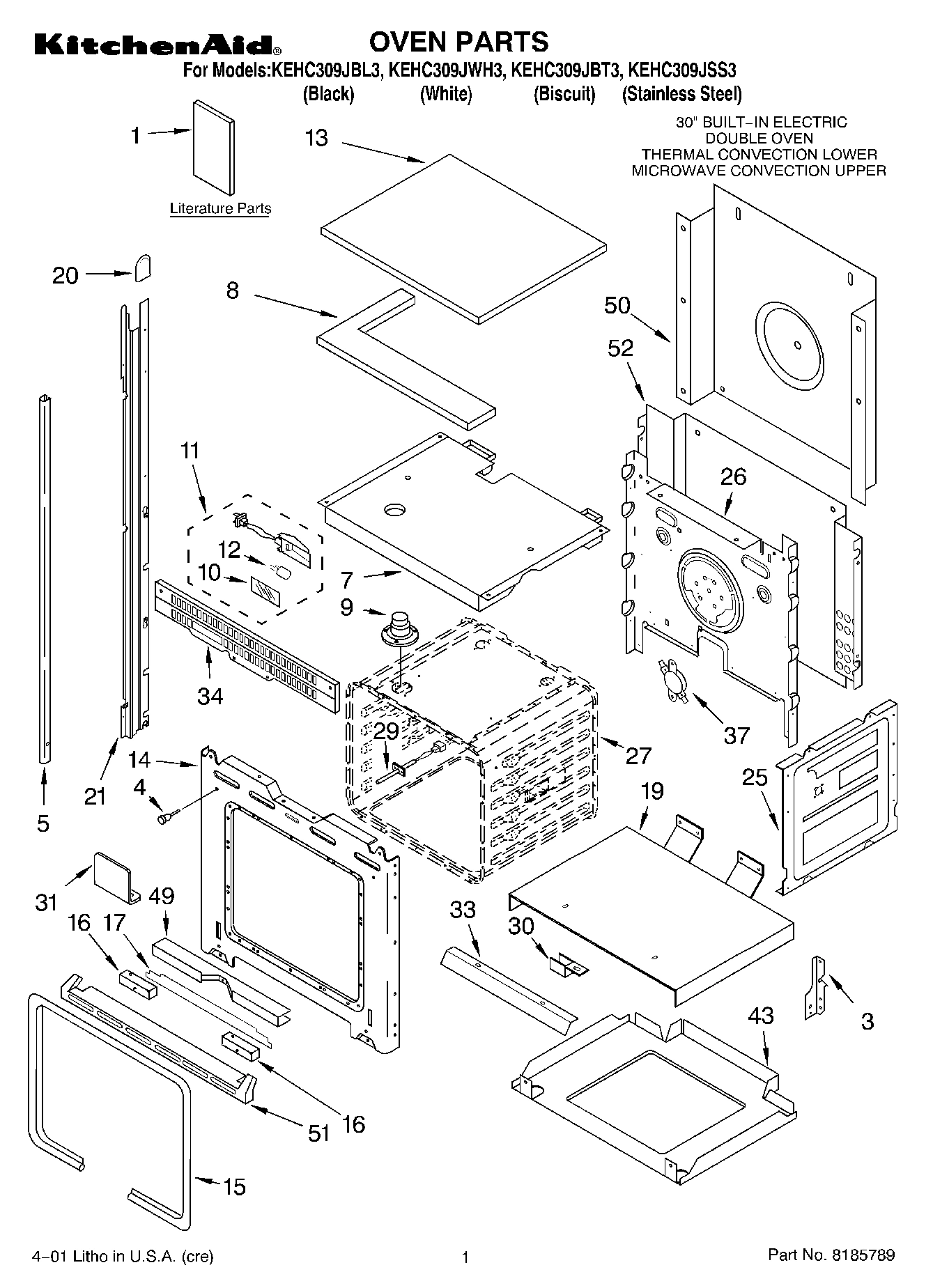 01 - OVEN, LITERATURE